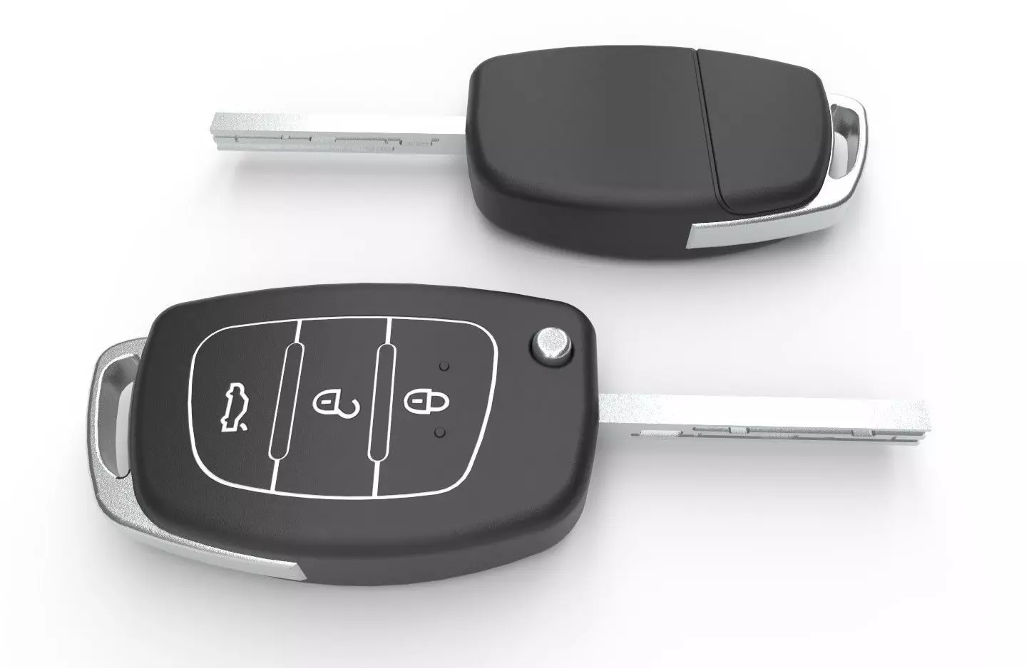 Car key Model 2 Low-poly 3D model_0