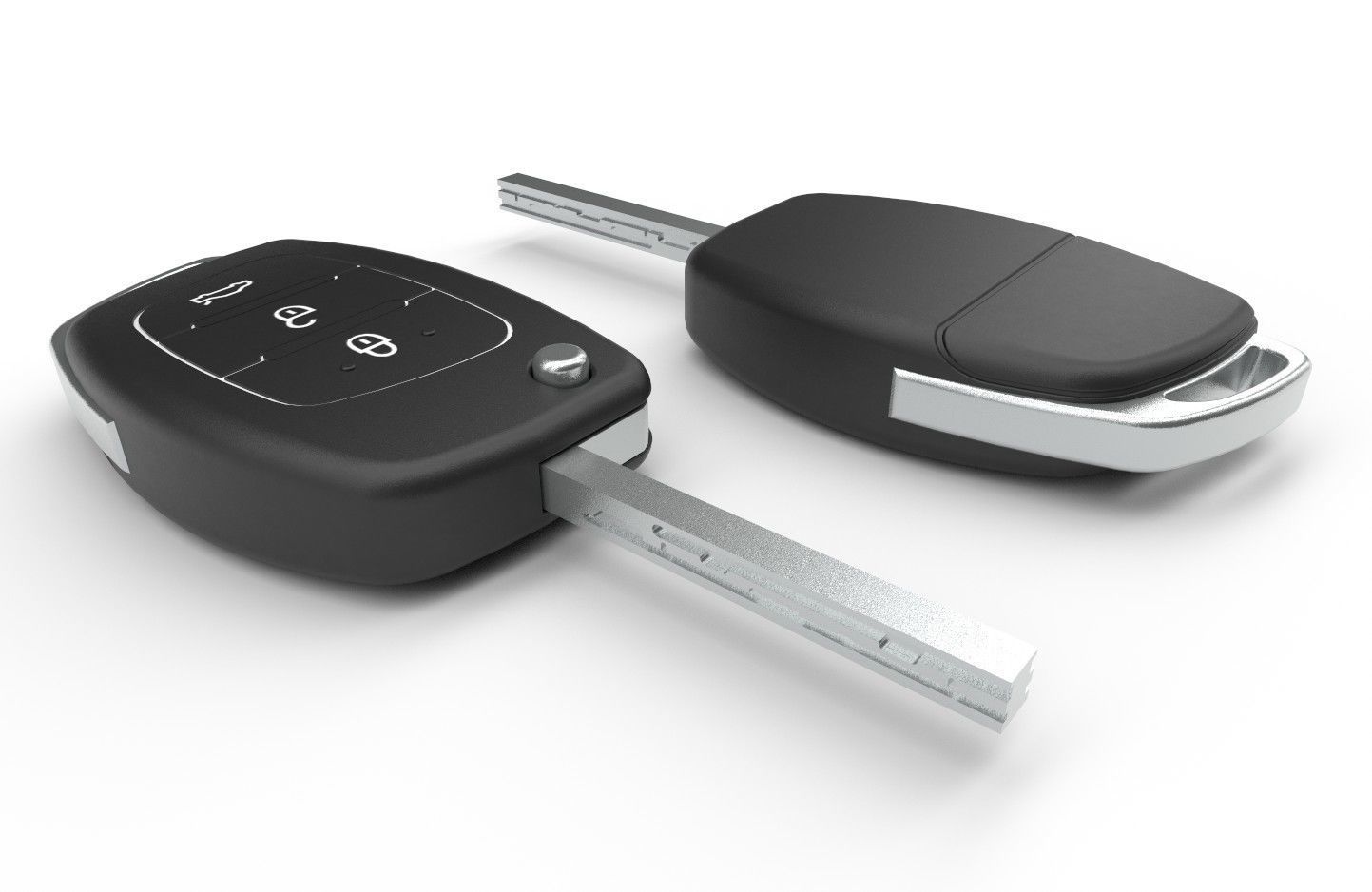 Car key Model 2 Low-poly 3D model_13