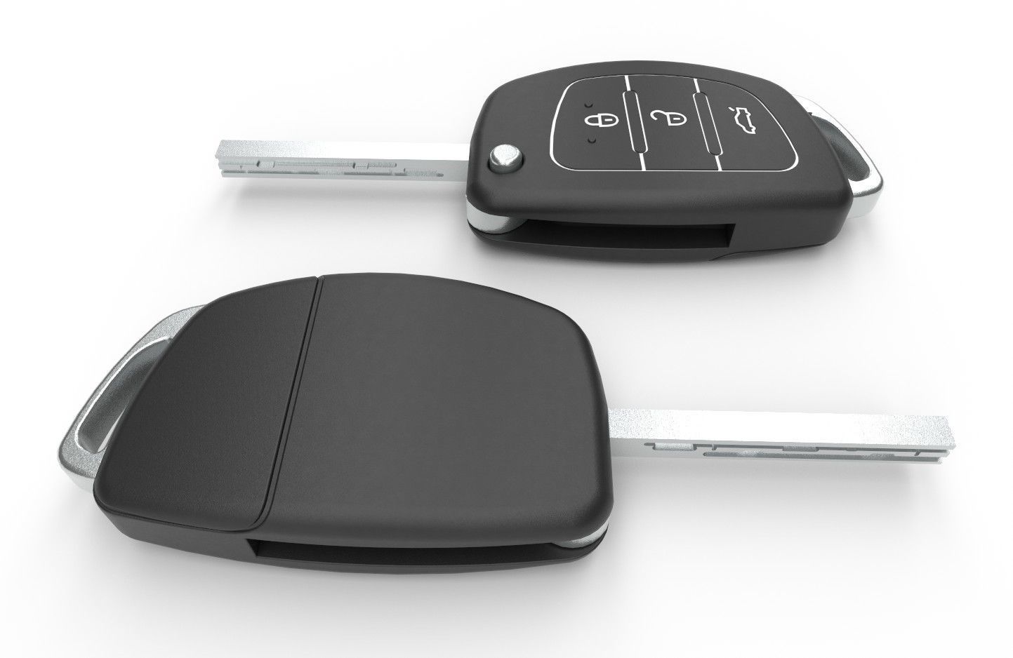 Car key Model 2 Low-poly 3D model_17