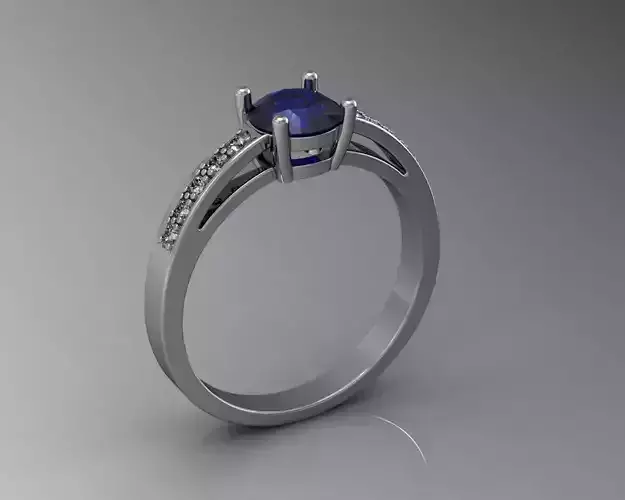 Wedding ring 3 d model