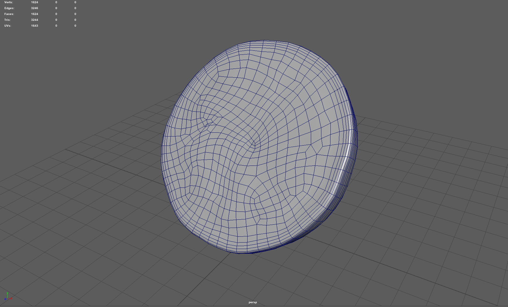 Lemon Half Low-poly 3D model_7