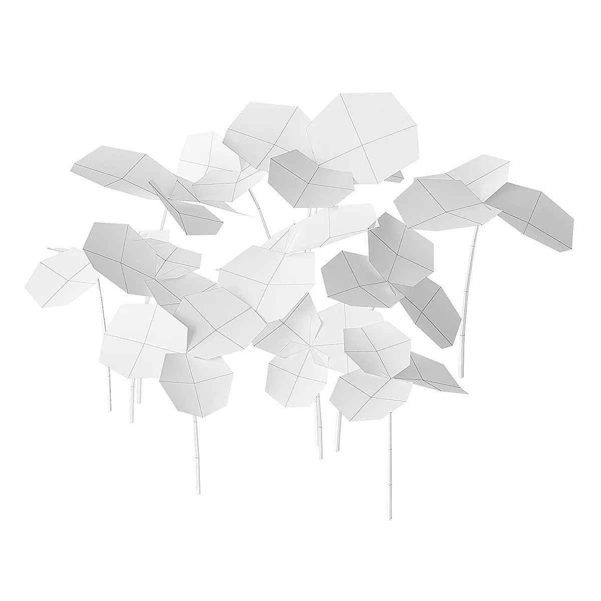 Meadow Plant Clover 3D model_1