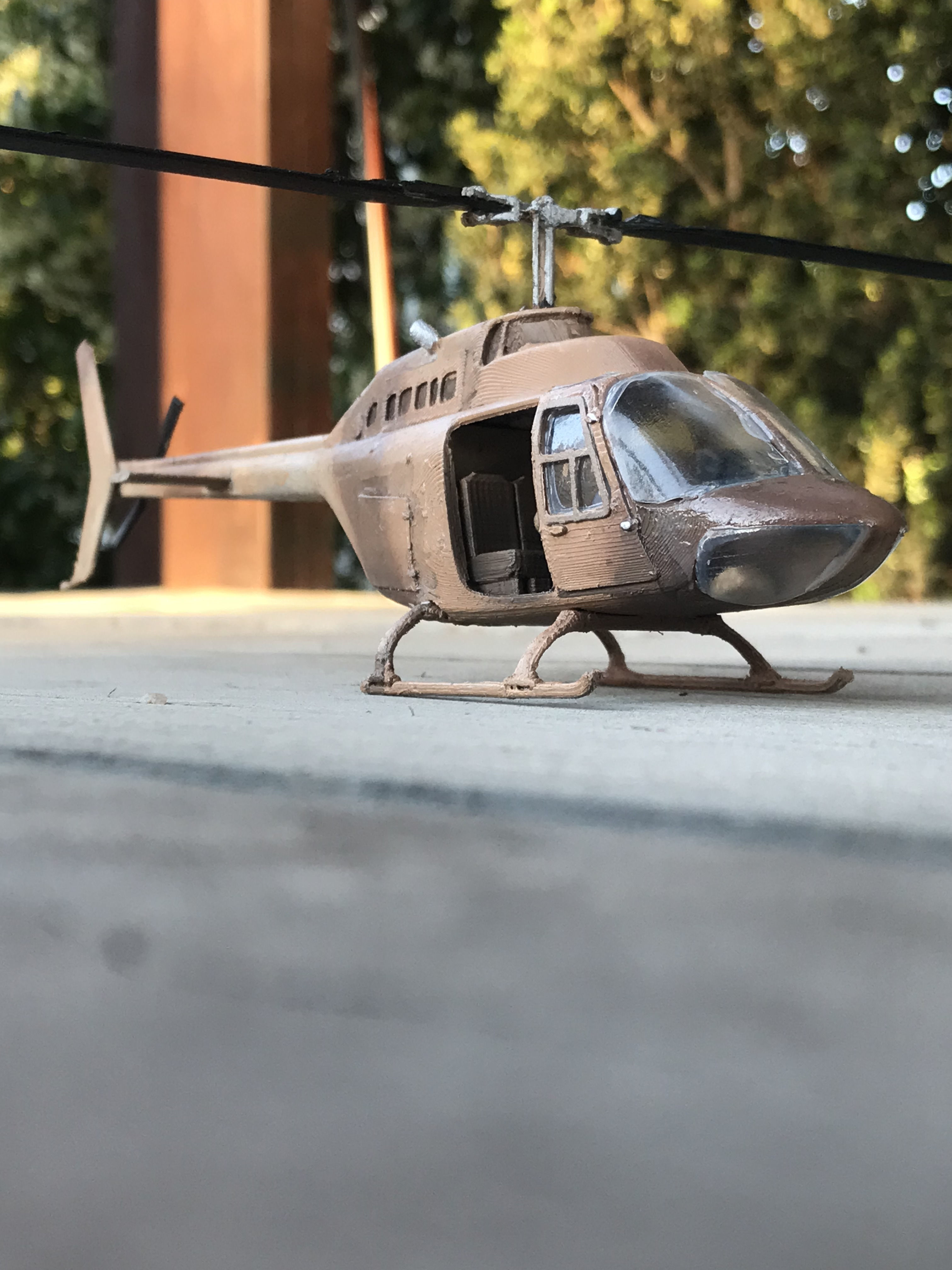 BELL JETRANGER A206 - SCALE 1 48 - 3d PRINTABLE 3D print model_1