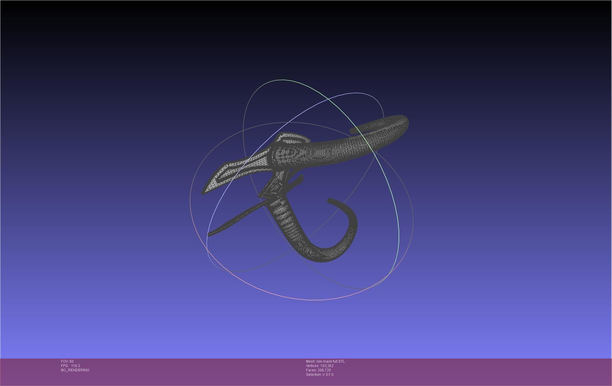 Marvel Lady Loki Mask Printable Assembly 3D print model_28