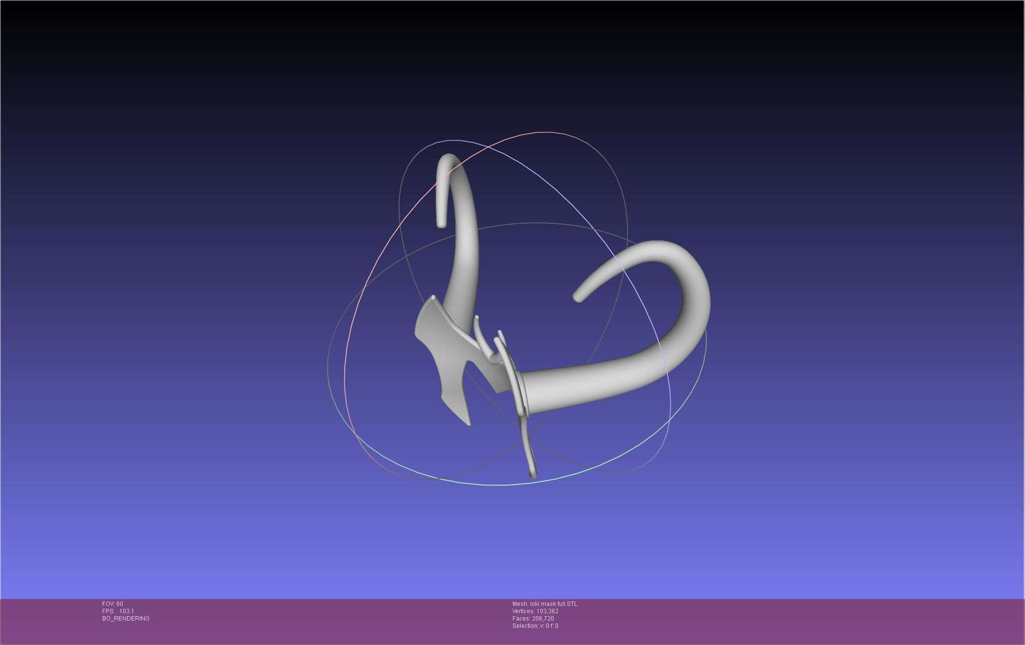 Marvel Lady Loki Mask Printable Assembly 3D print model_10