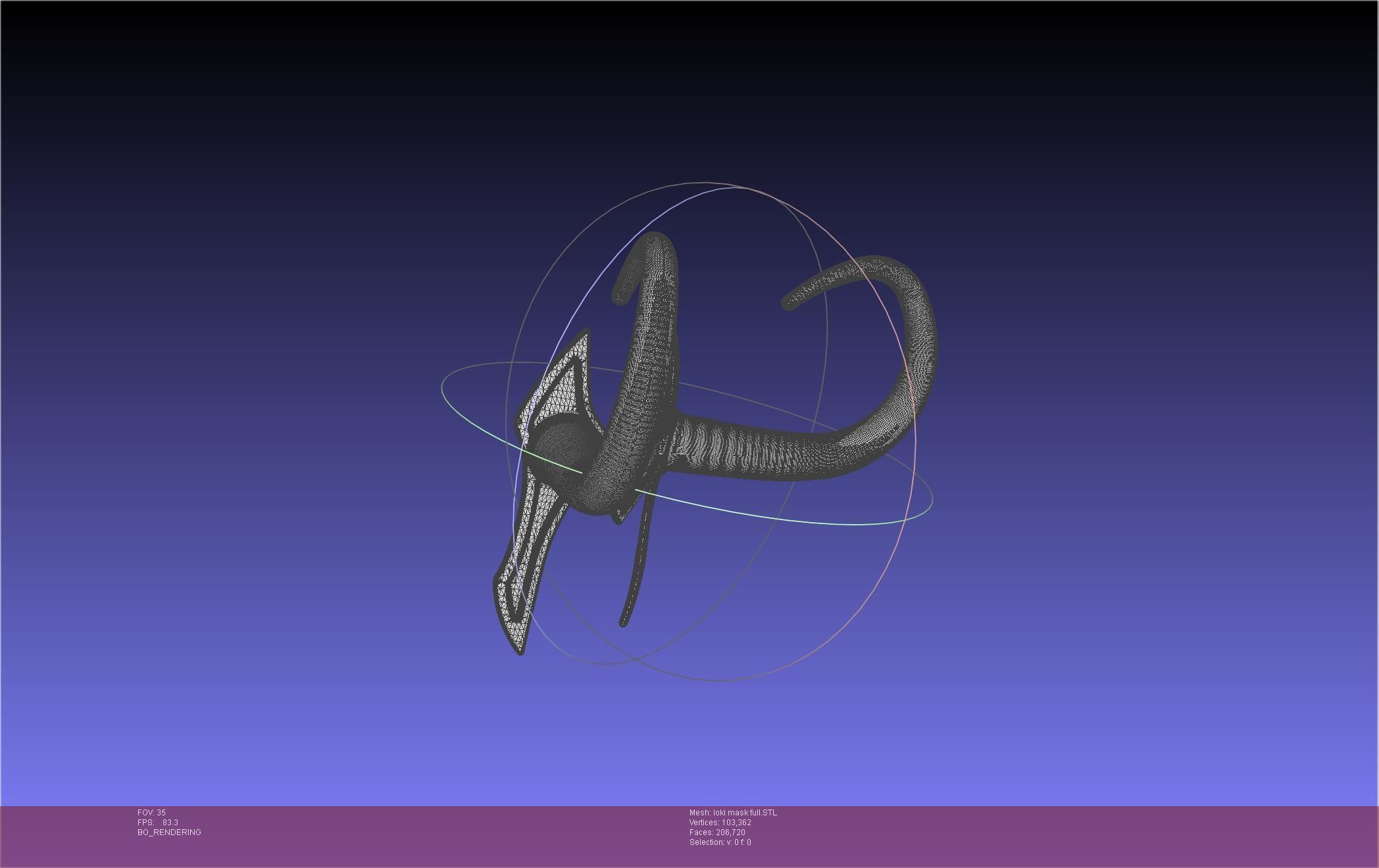 Marvel Lady Loki Mask Printable Assembly 3D print model_39