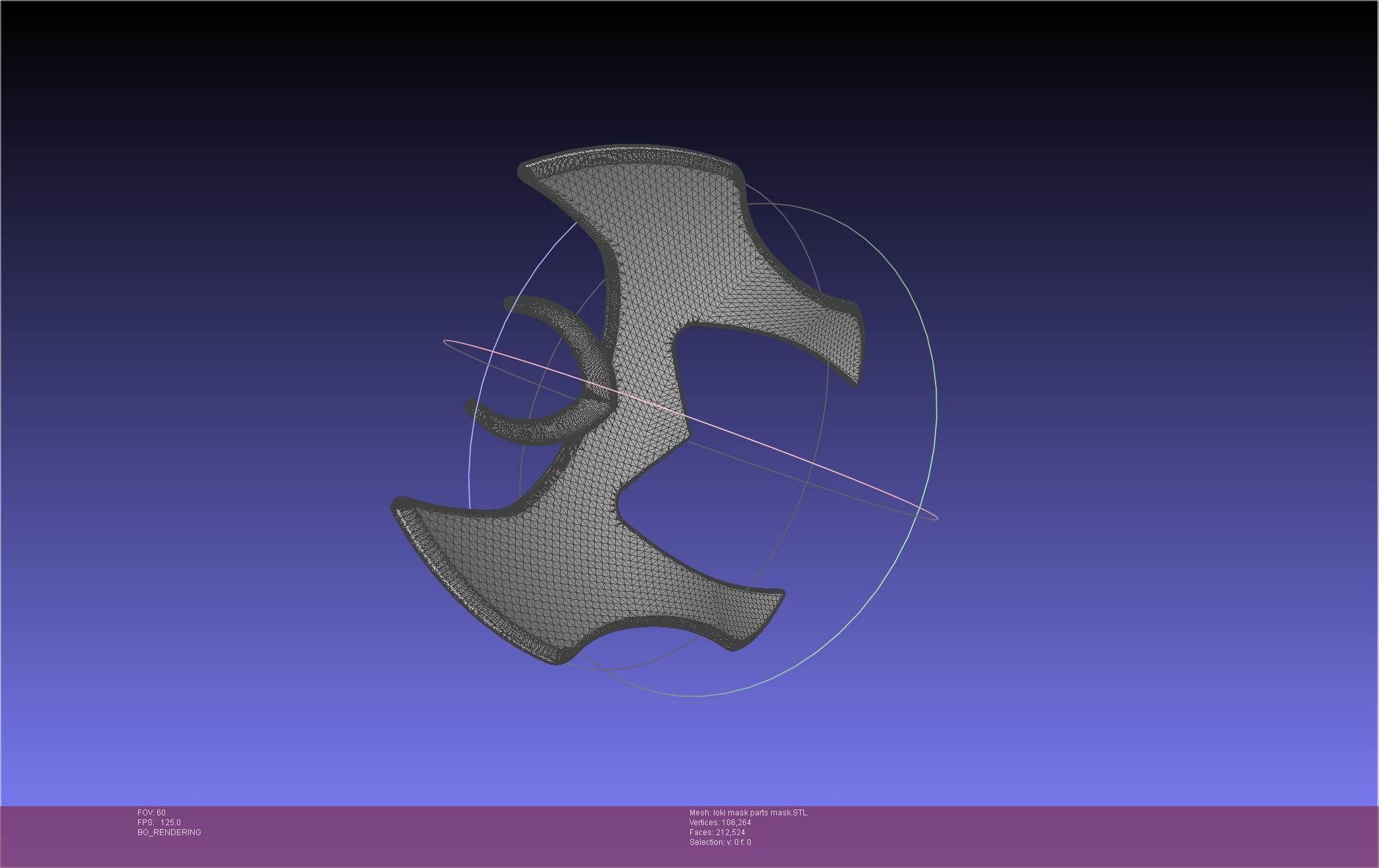 Marvel Lady Loki Mask Printable Assembly 3D print model_76