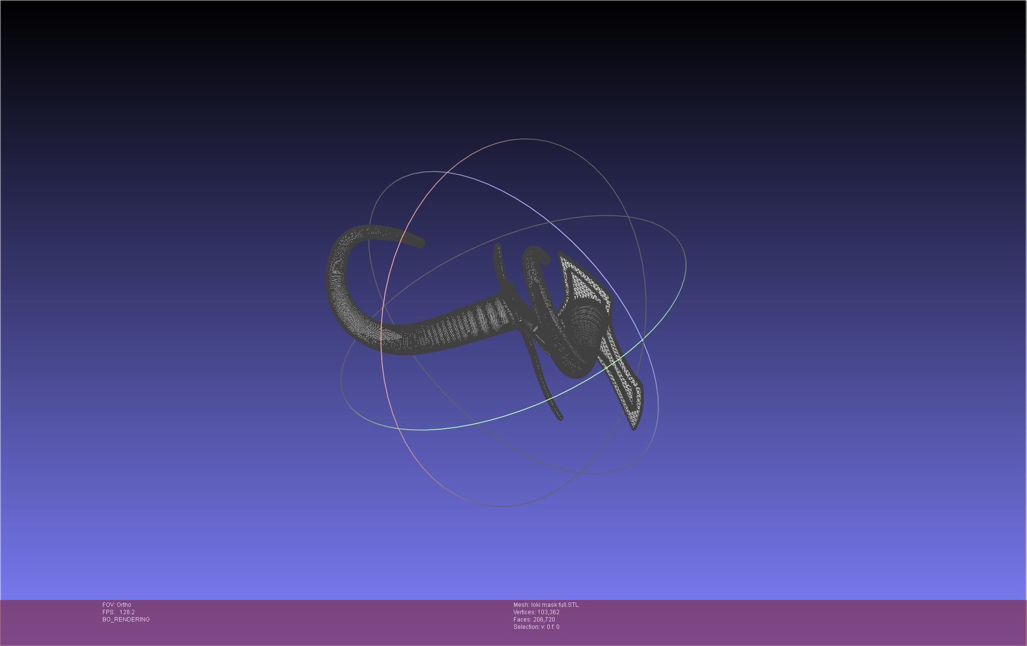 Marvel Lady Loki Mask Printable Assembly 3D print model_34