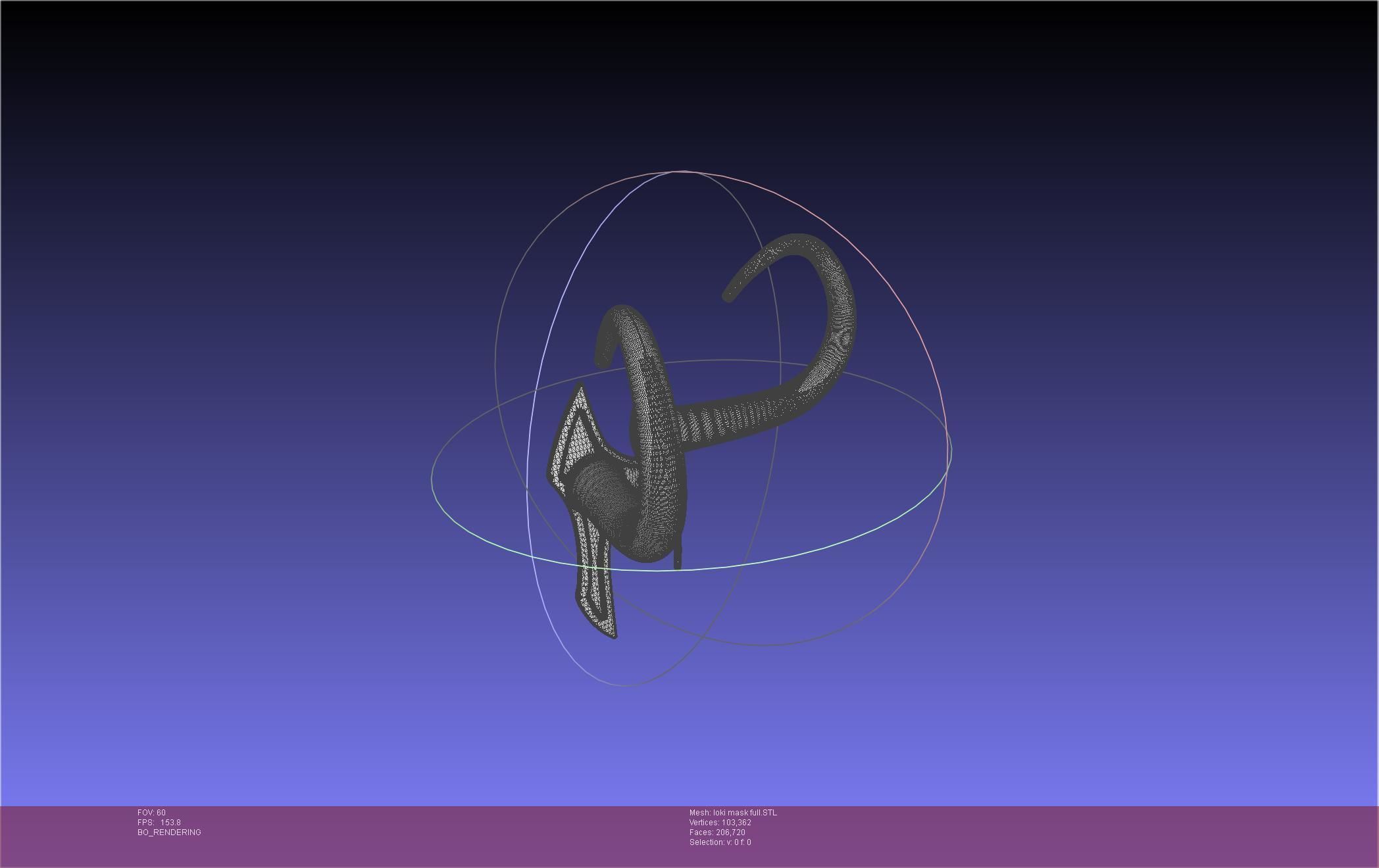 Marvel Lady Loki Mask Printable Assembly 3D print model_24