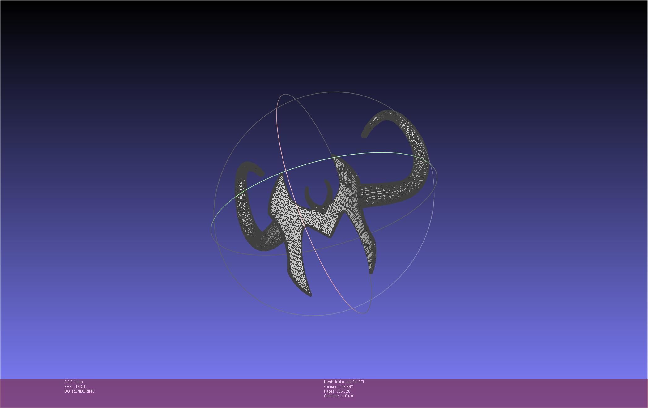 Marvel Lady Loki Mask Printable Assembly 3D print model_33