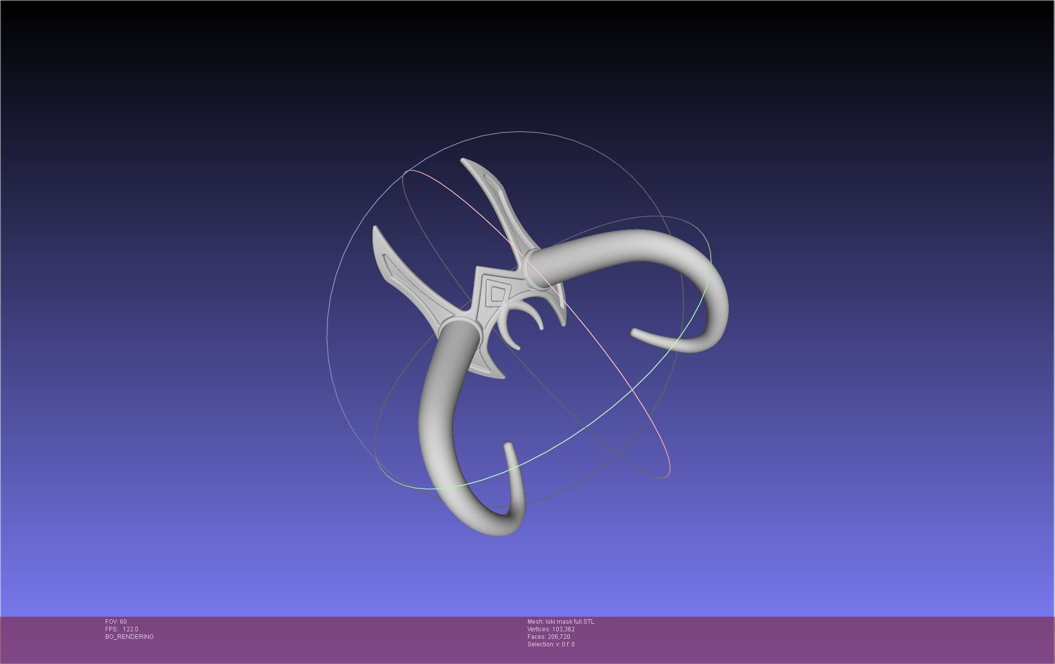 Marvel Lady Loki Mask Printable Assembly 3D print model_17