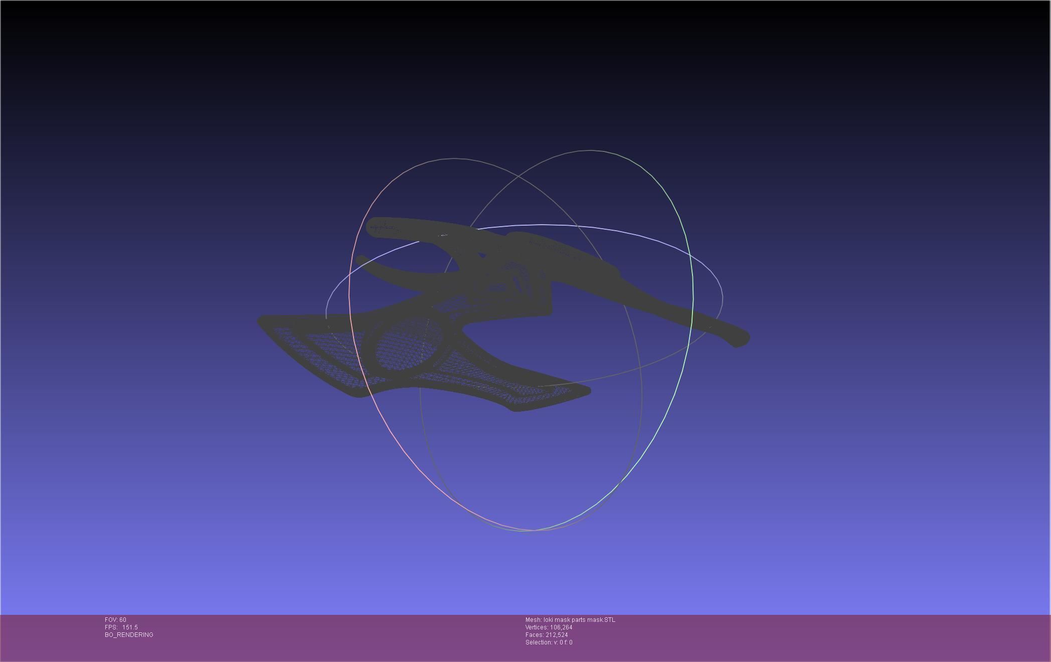 Marvel Lady Loki Mask Printable Assembly 3D print model_68