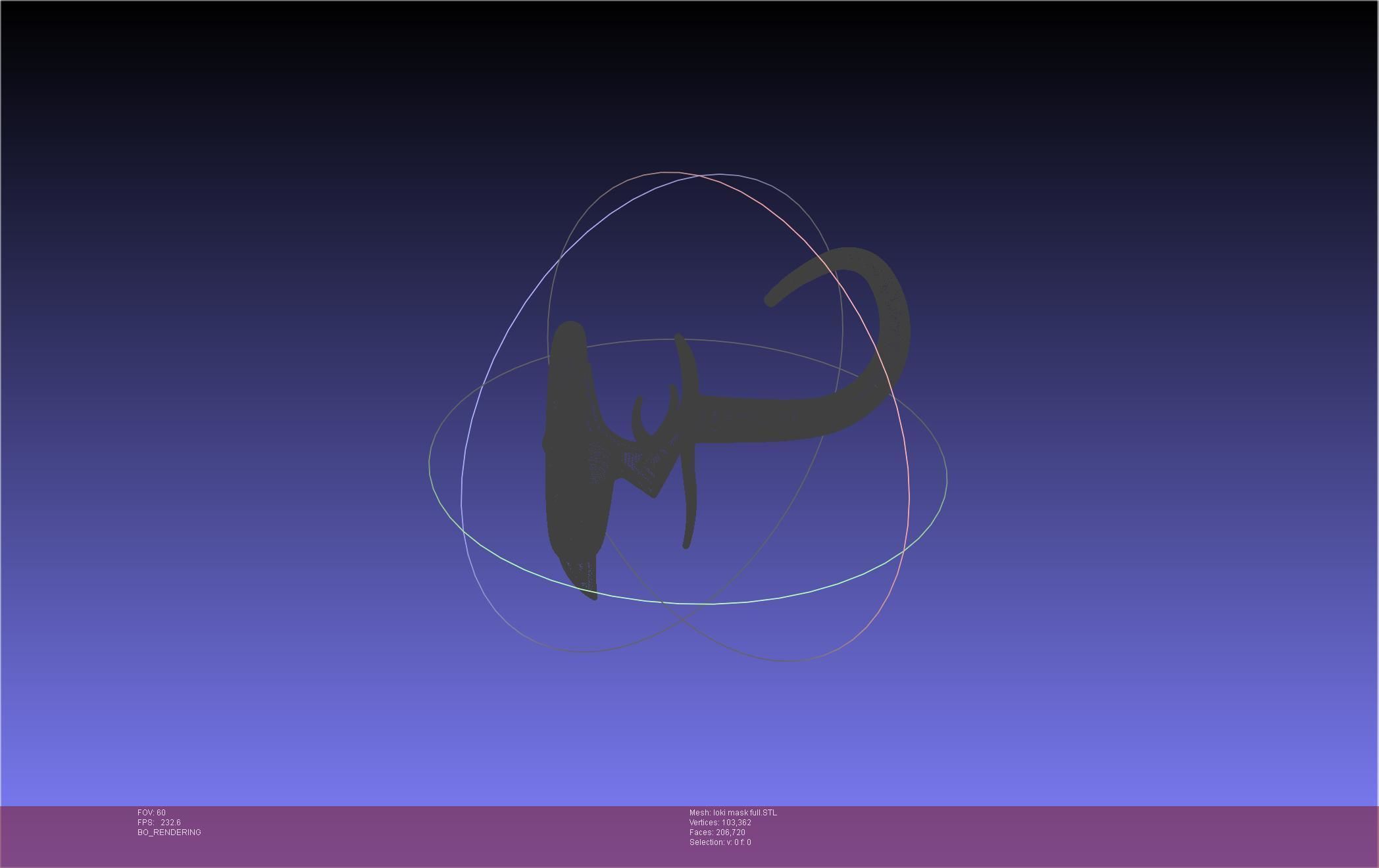 Marvel Lady Loki Mask Printable Assembly 3D print model_31