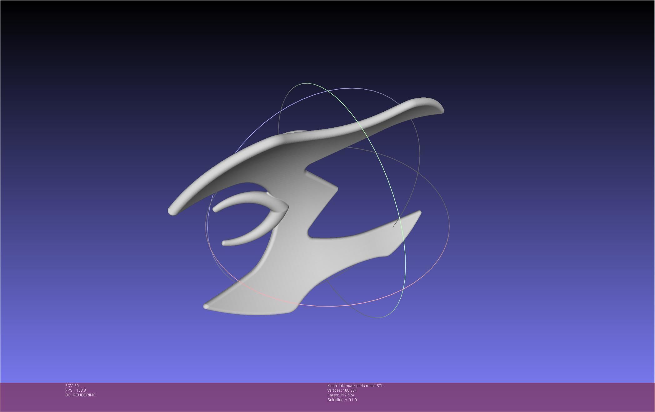 Marvel Lady Loki Mask Printable Assembly 3D print model_62