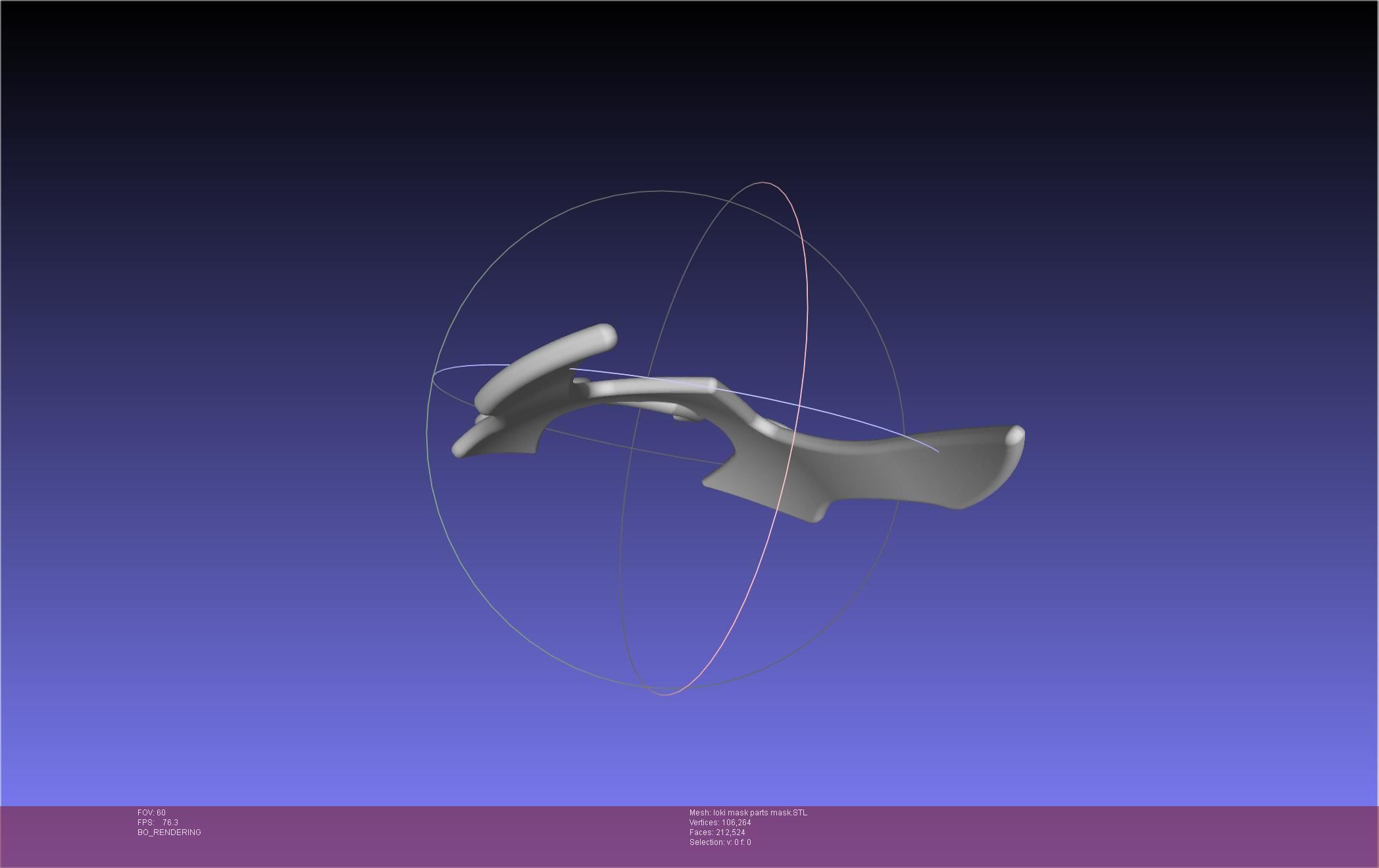 Marvel Lady Loki Mask Printable Assembly 3D print model_60