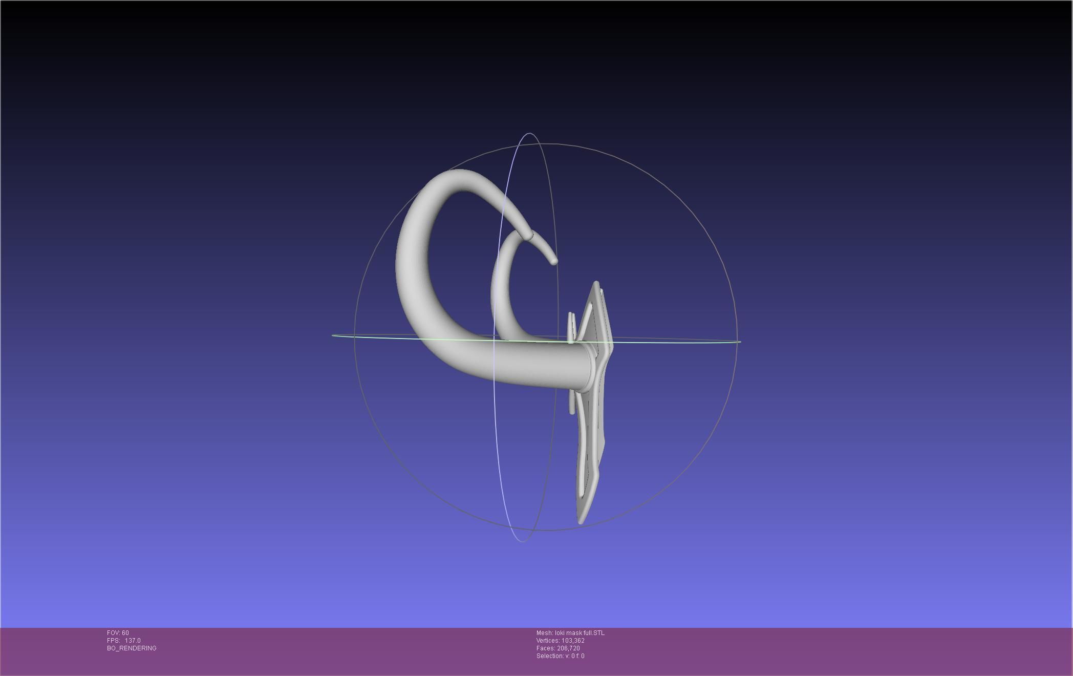 Marvel Lady Loki Mask Printable Assembly 3D print model_7