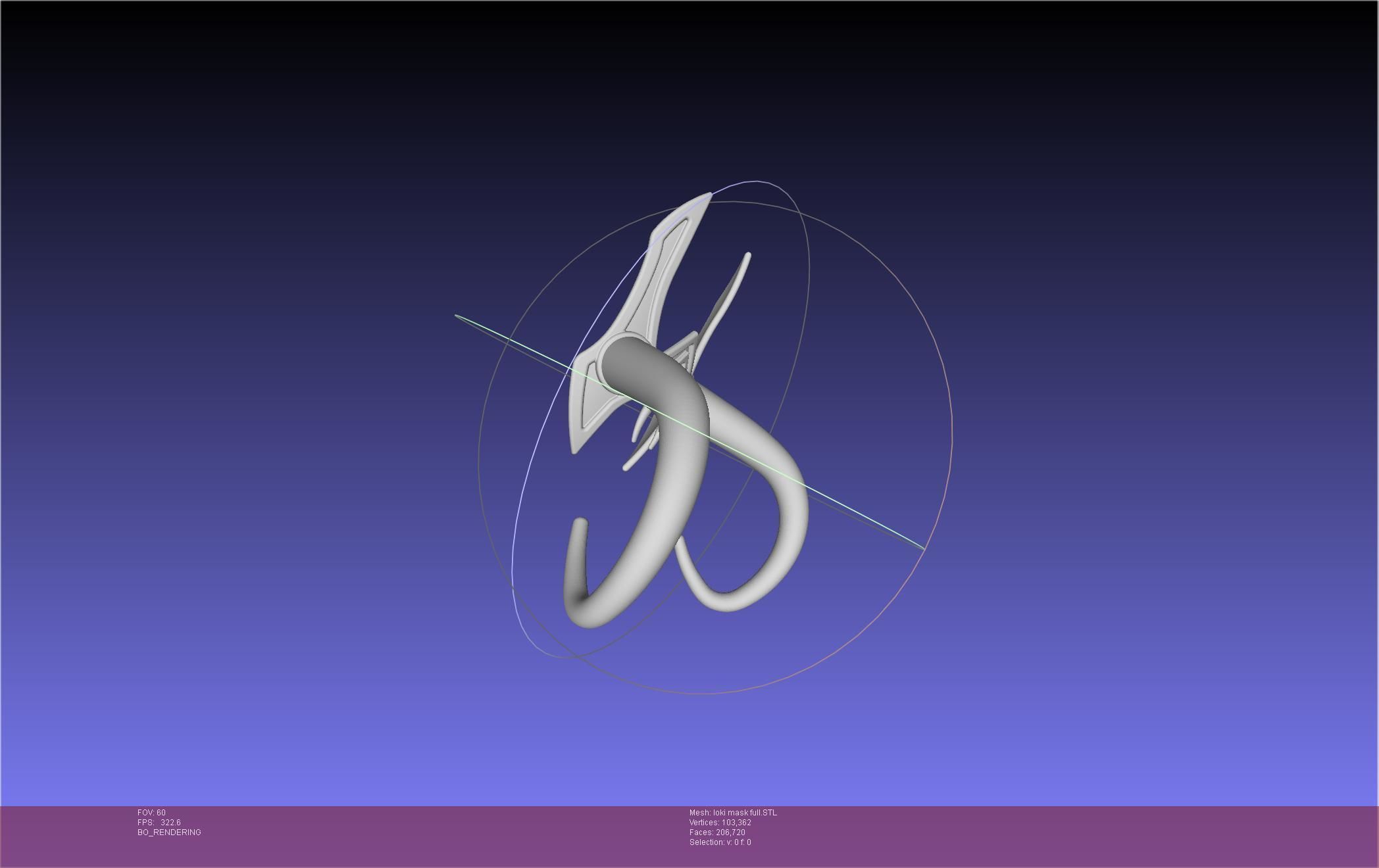 Marvel Lady Loki Mask Printable Assembly 3D print model_18