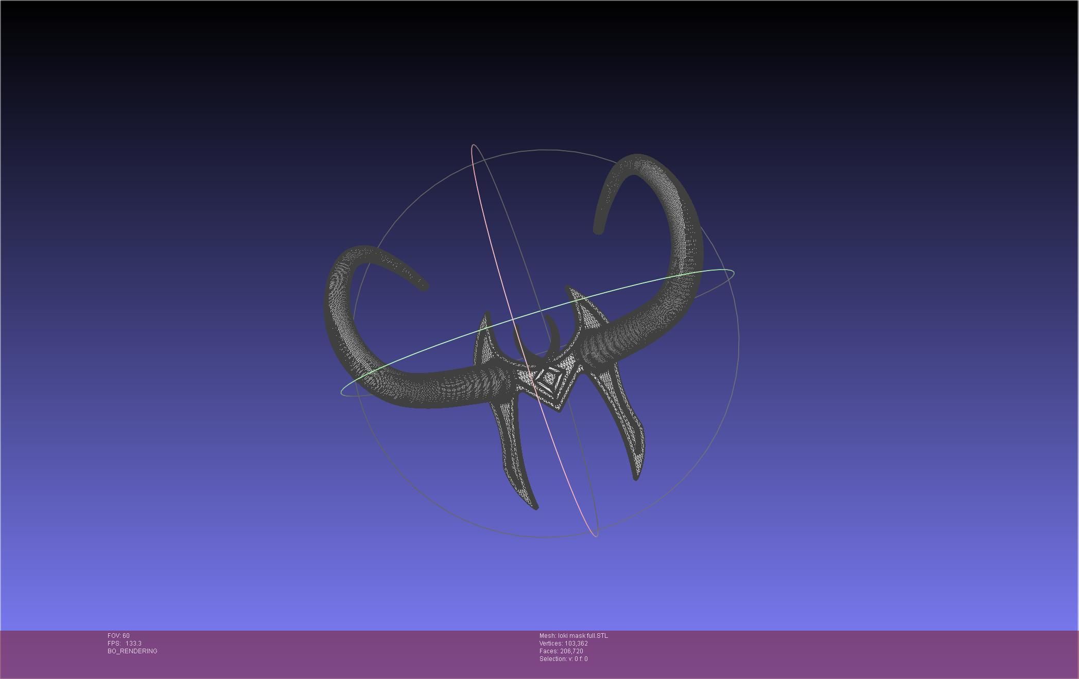 Marvel Lady Loki Mask Printable Assembly 3D print model_22