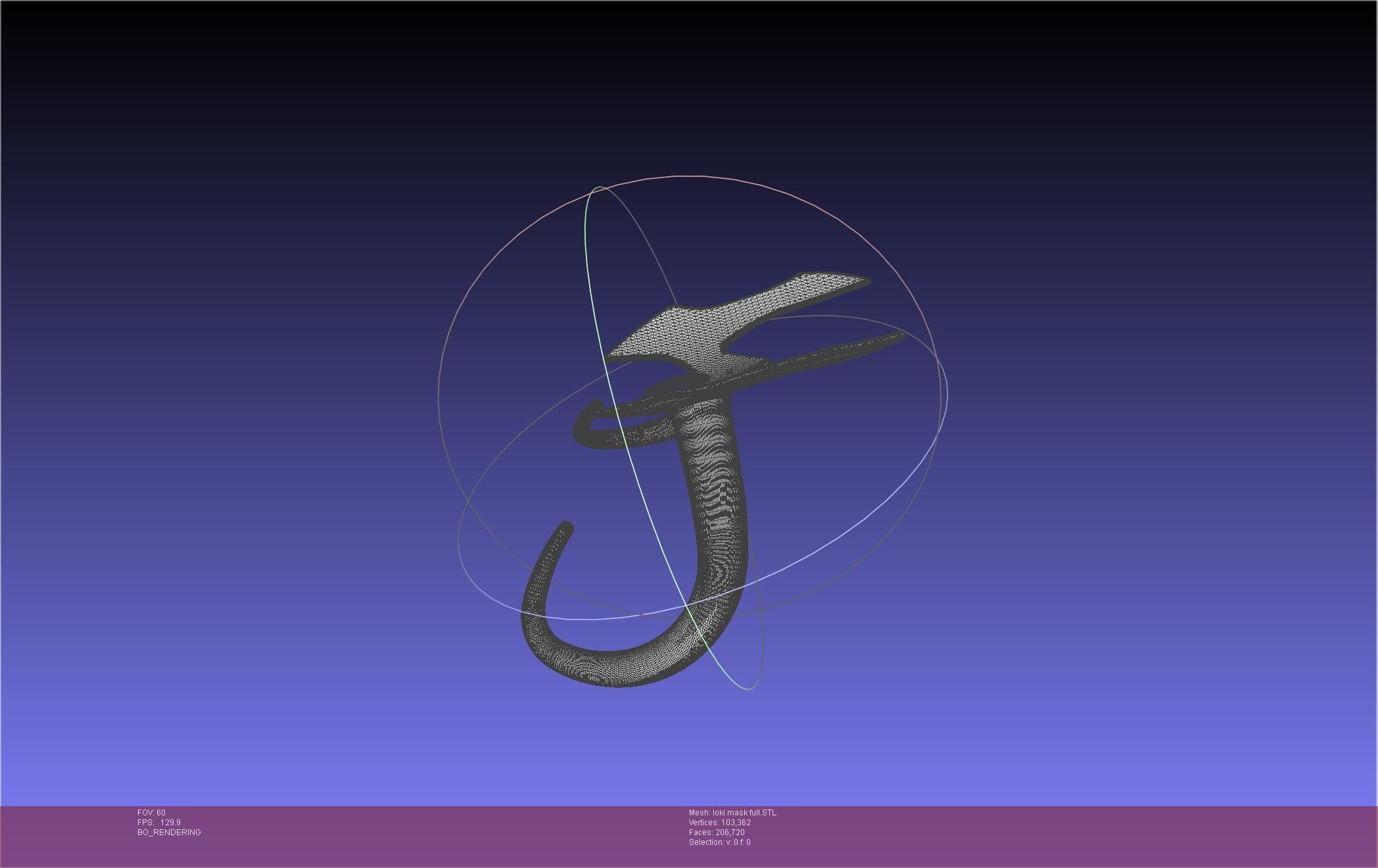 Marvel Lady Loki Mask Printable Assembly 3D print model_29