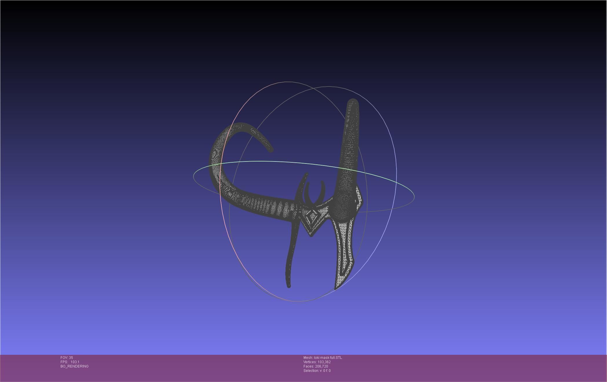 Marvel Lady Loki Mask Printable Assembly 3D print model_37