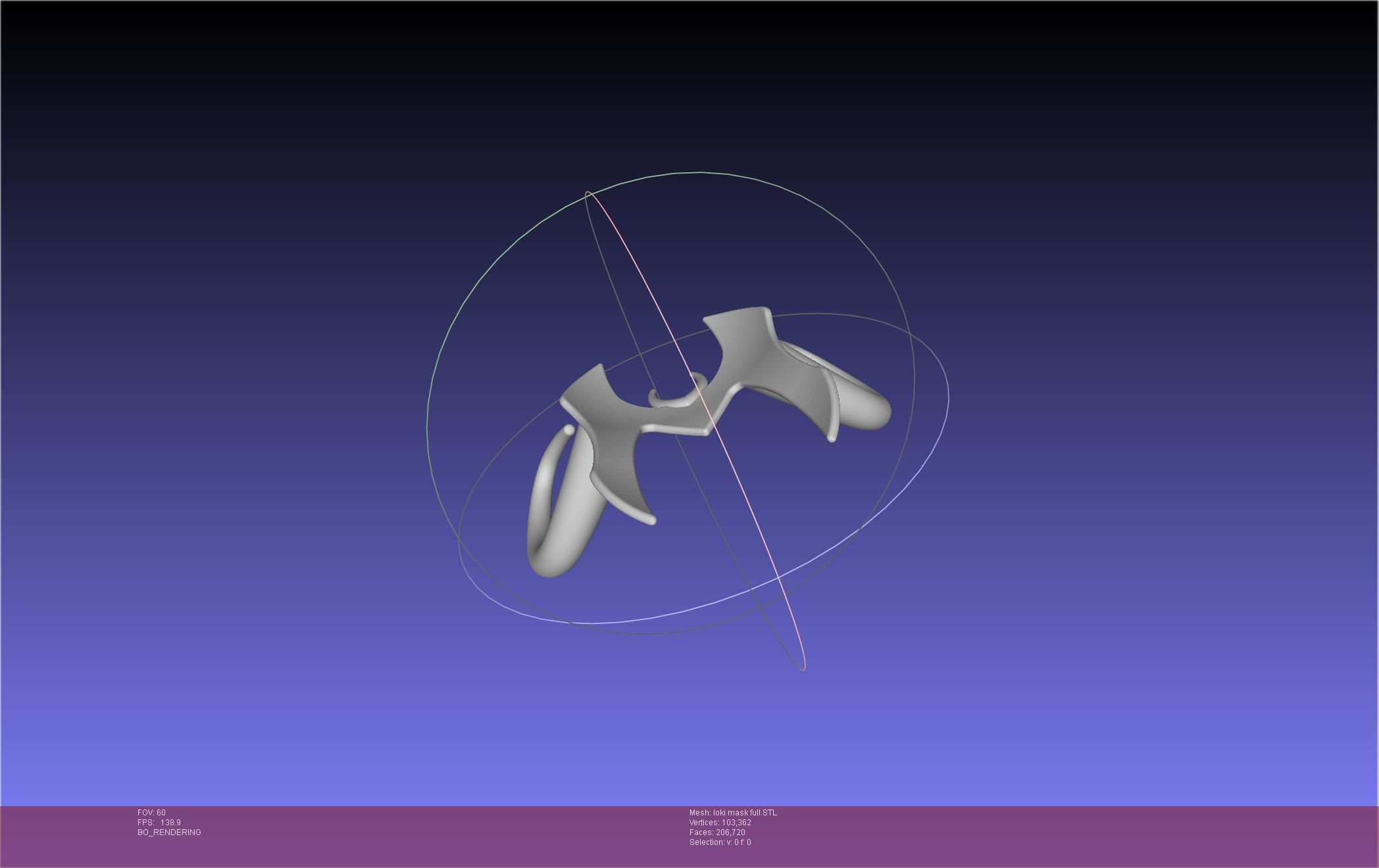 Marvel Lady Loki Mask Printable Assembly 3D print model_15