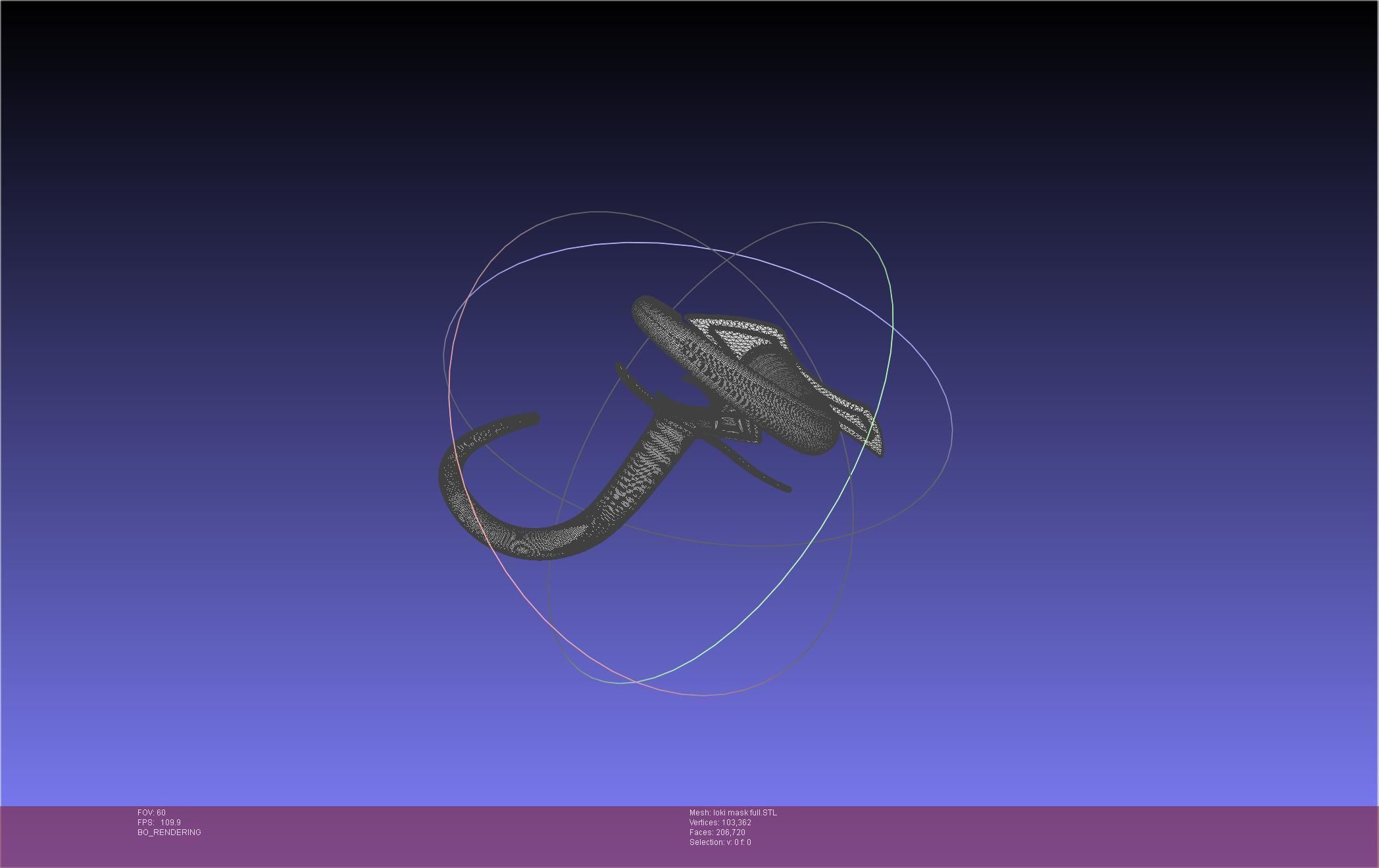 Marvel Lady Loki Mask Printable Assembly 3D print model_30