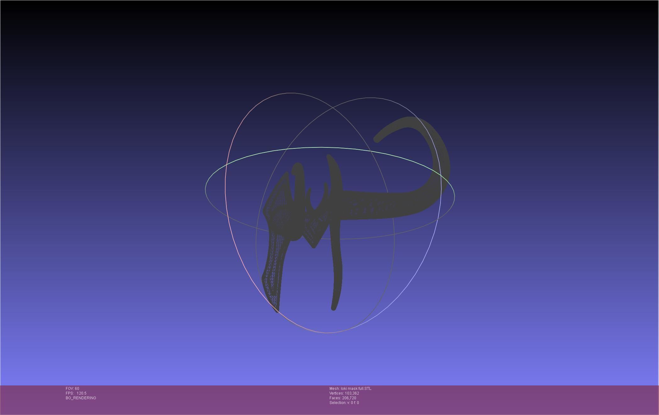 Marvel Lady Loki Mask Printable Assembly 3D print model_32