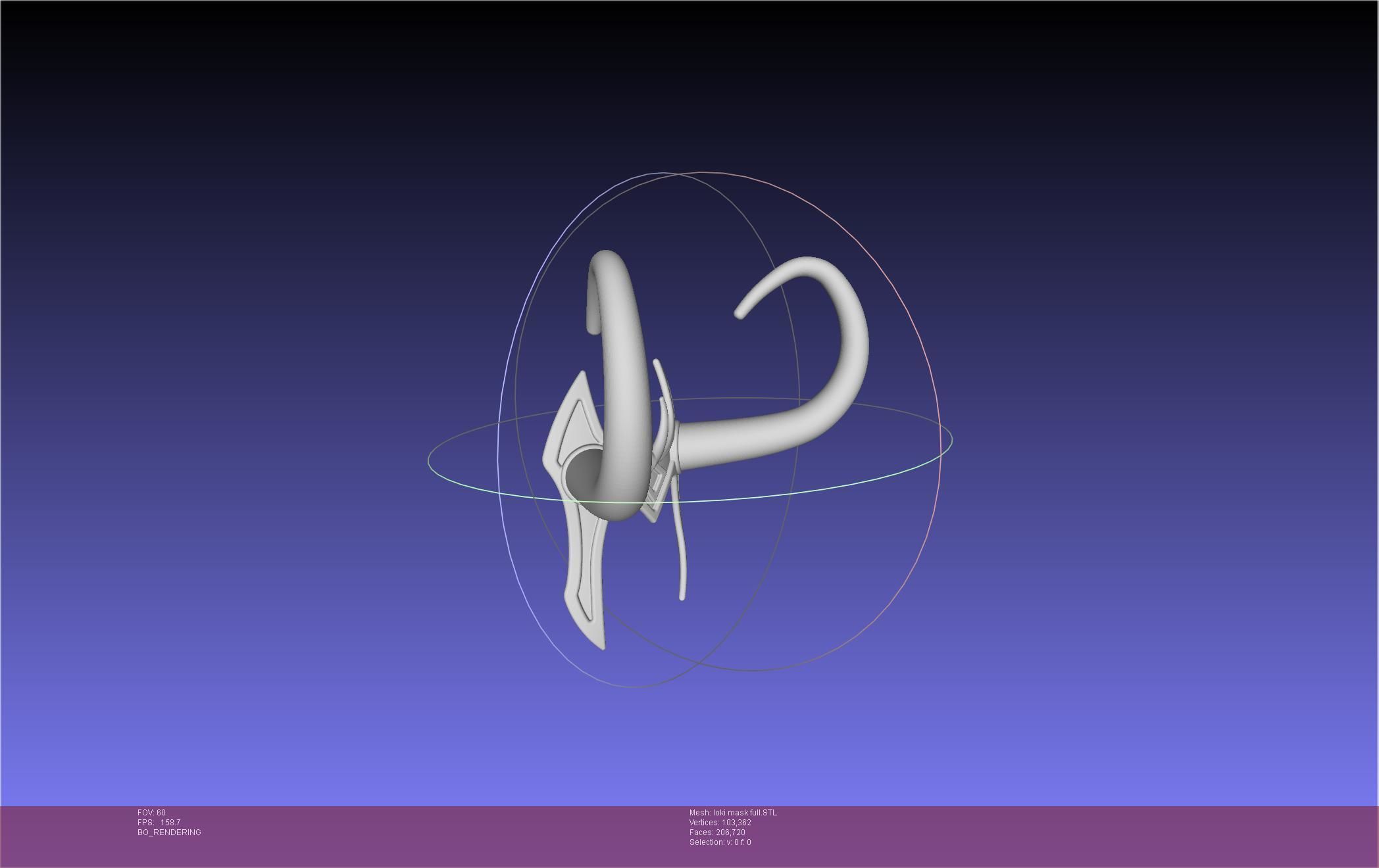 Marvel Lady Loki Mask Printable Assembly 3D print model_9