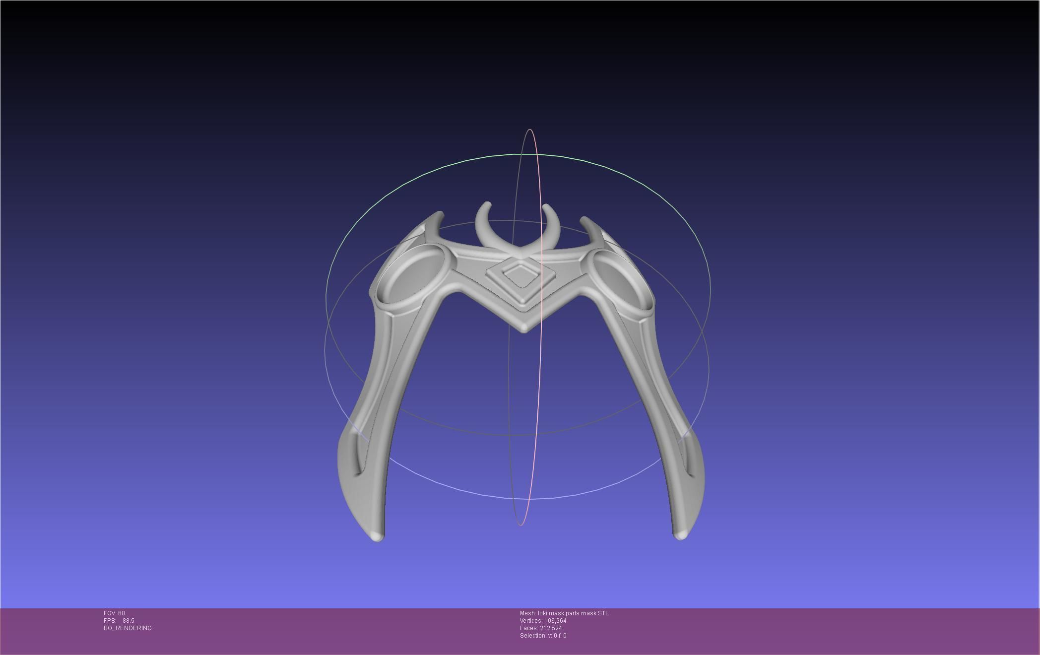 Marvel Lady Loki Mask Printable Assembly 3D print model_59