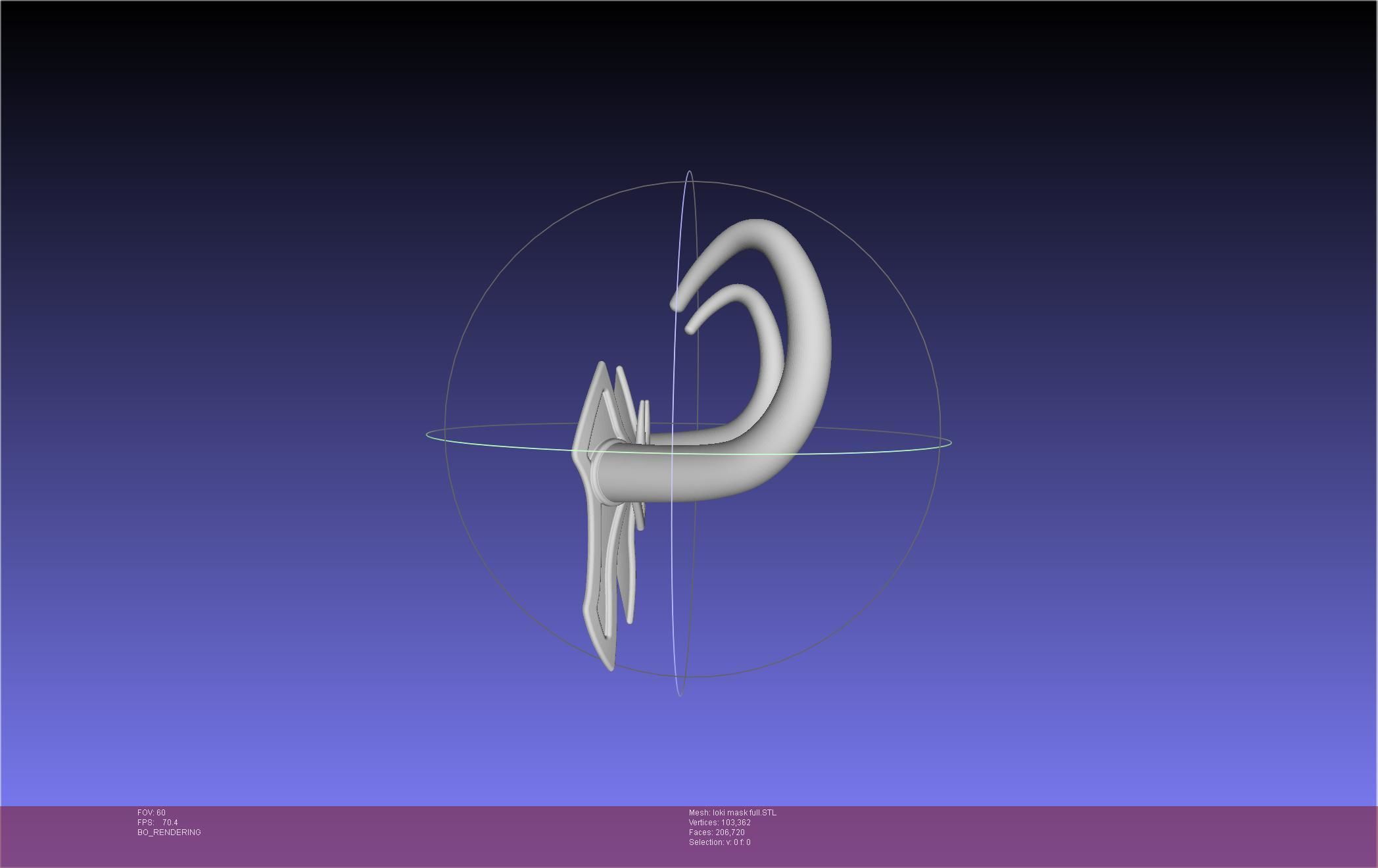 Marvel Lady Loki Mask Printable Assembly 3D print model_5