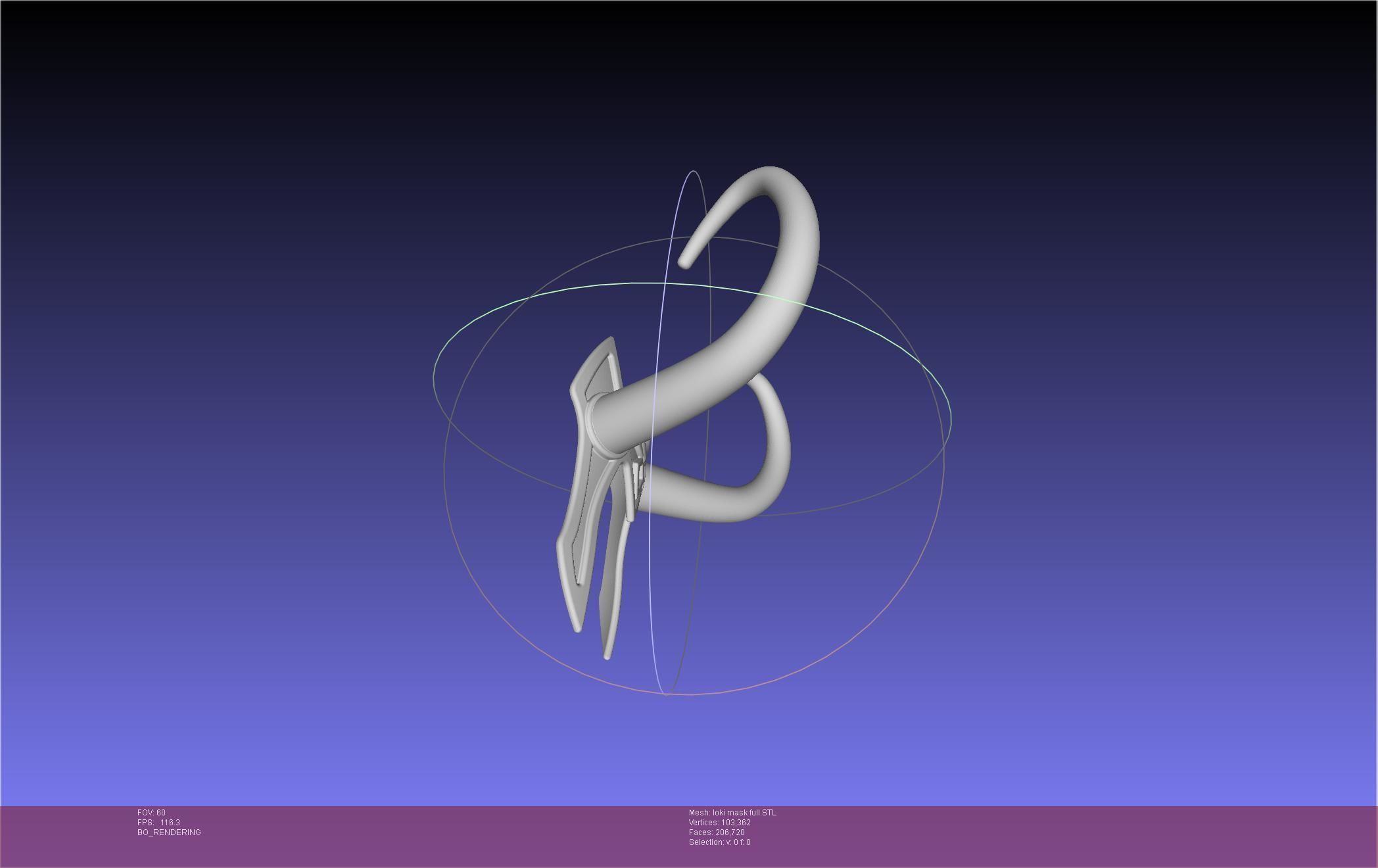 Marvel Lady Loki Mask Printable Assembly 3D print model_14