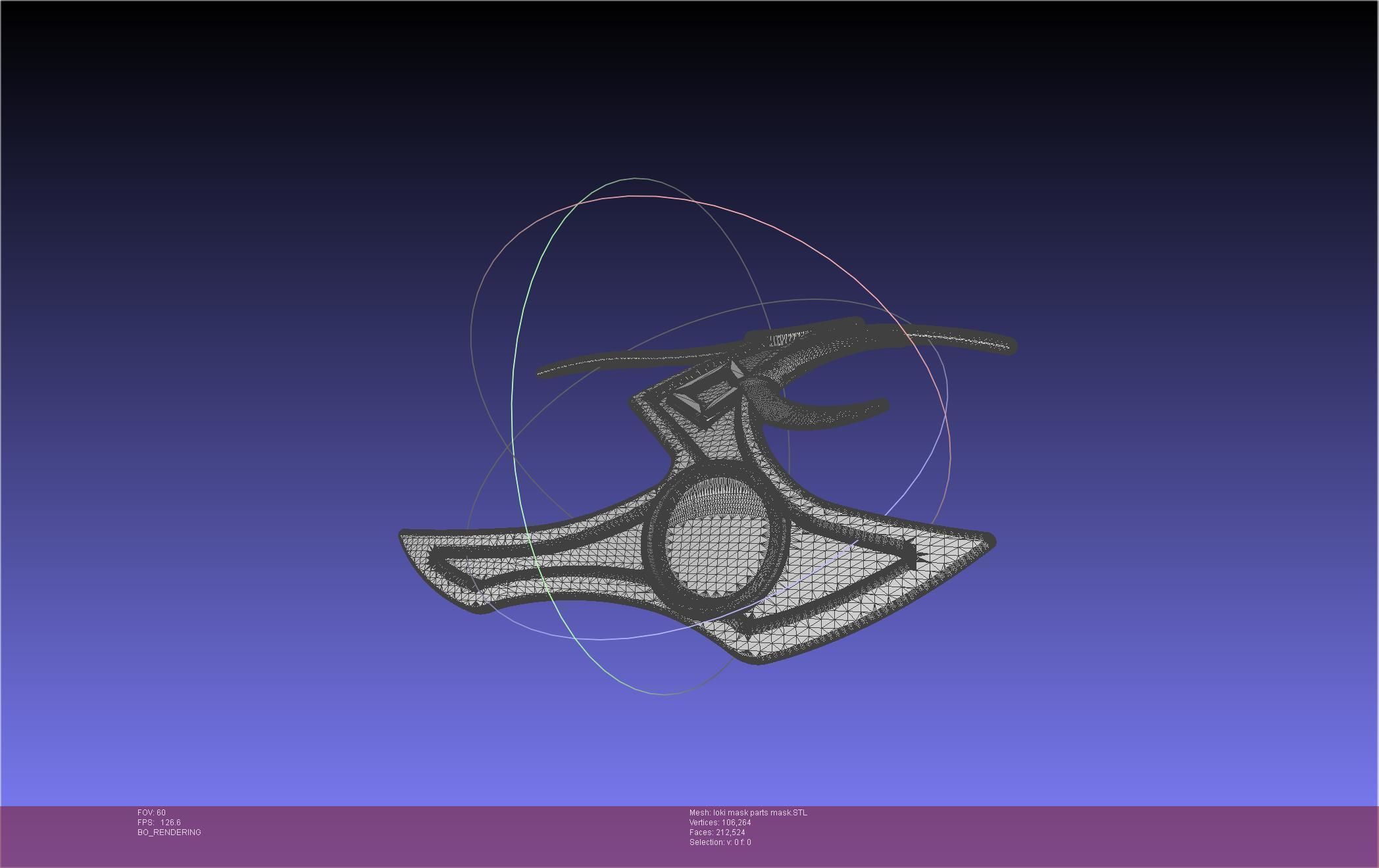 Marvel Lady Loki Mask Printable Assembly 3D print model_74