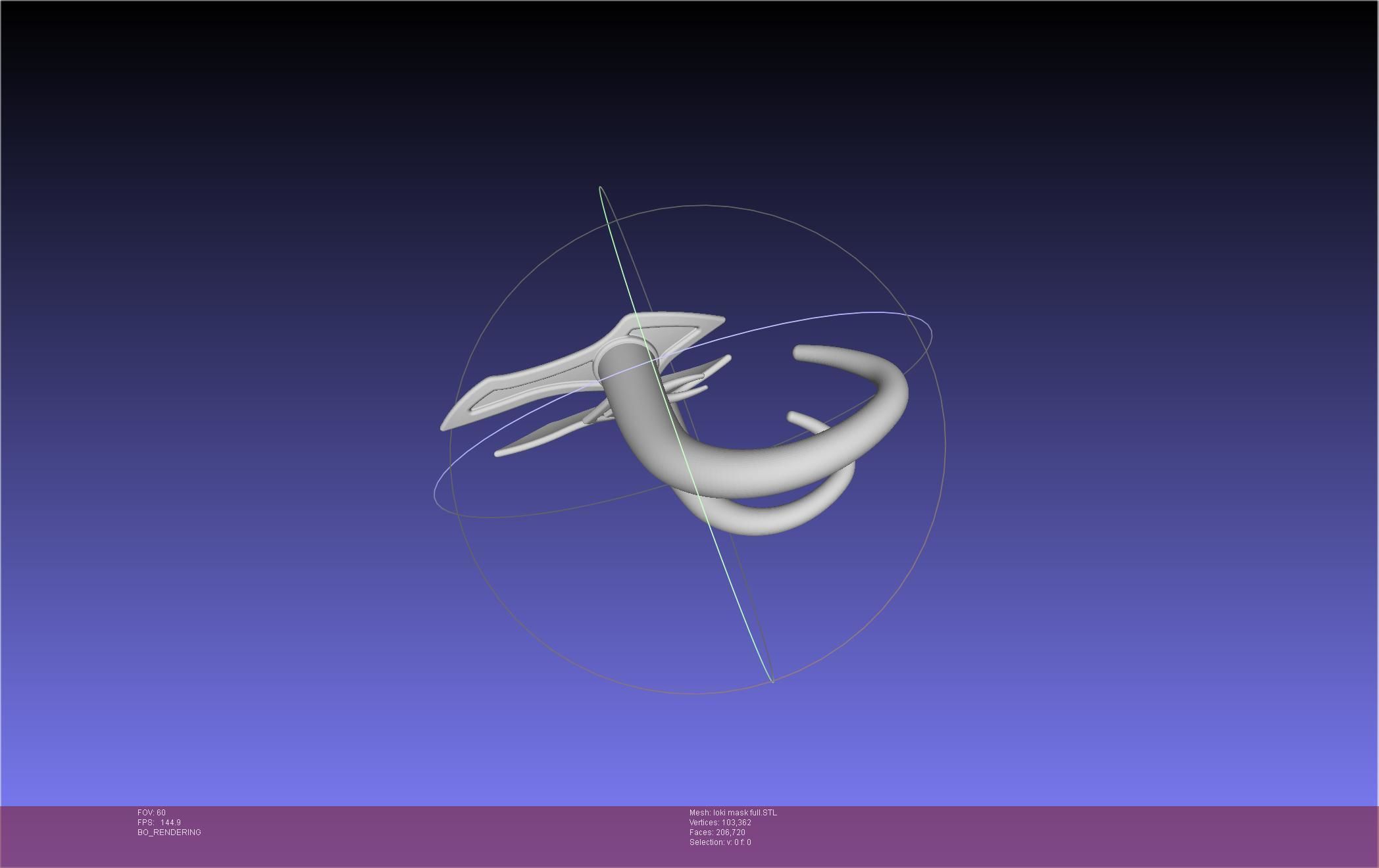 Marvel Lady Loki Mask Printable Assembly 3D print model_19