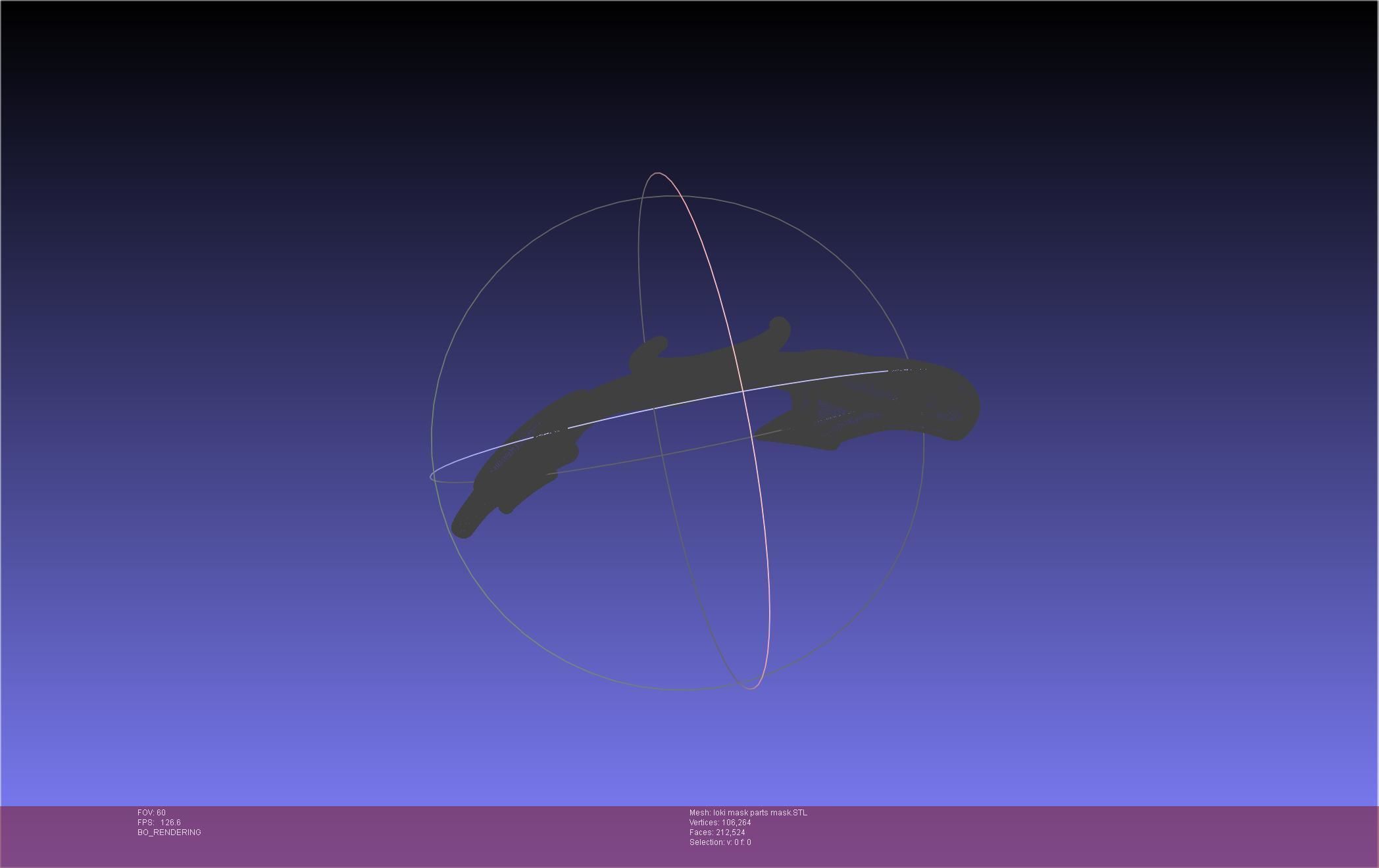 Marvel Lady Loki Mask Printable Assembly 3D print model_71