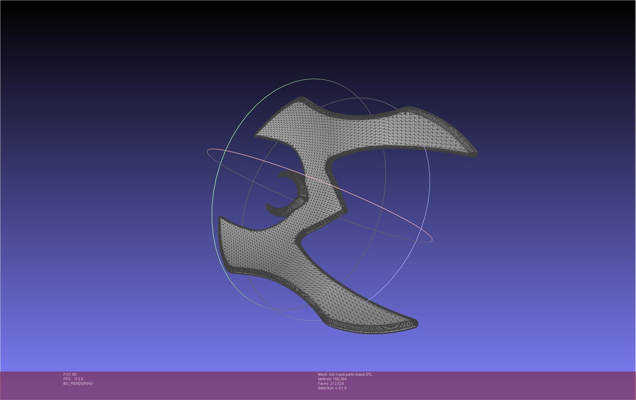 Marvel Lady Loki Mask Printable Assembly 3D print model_77