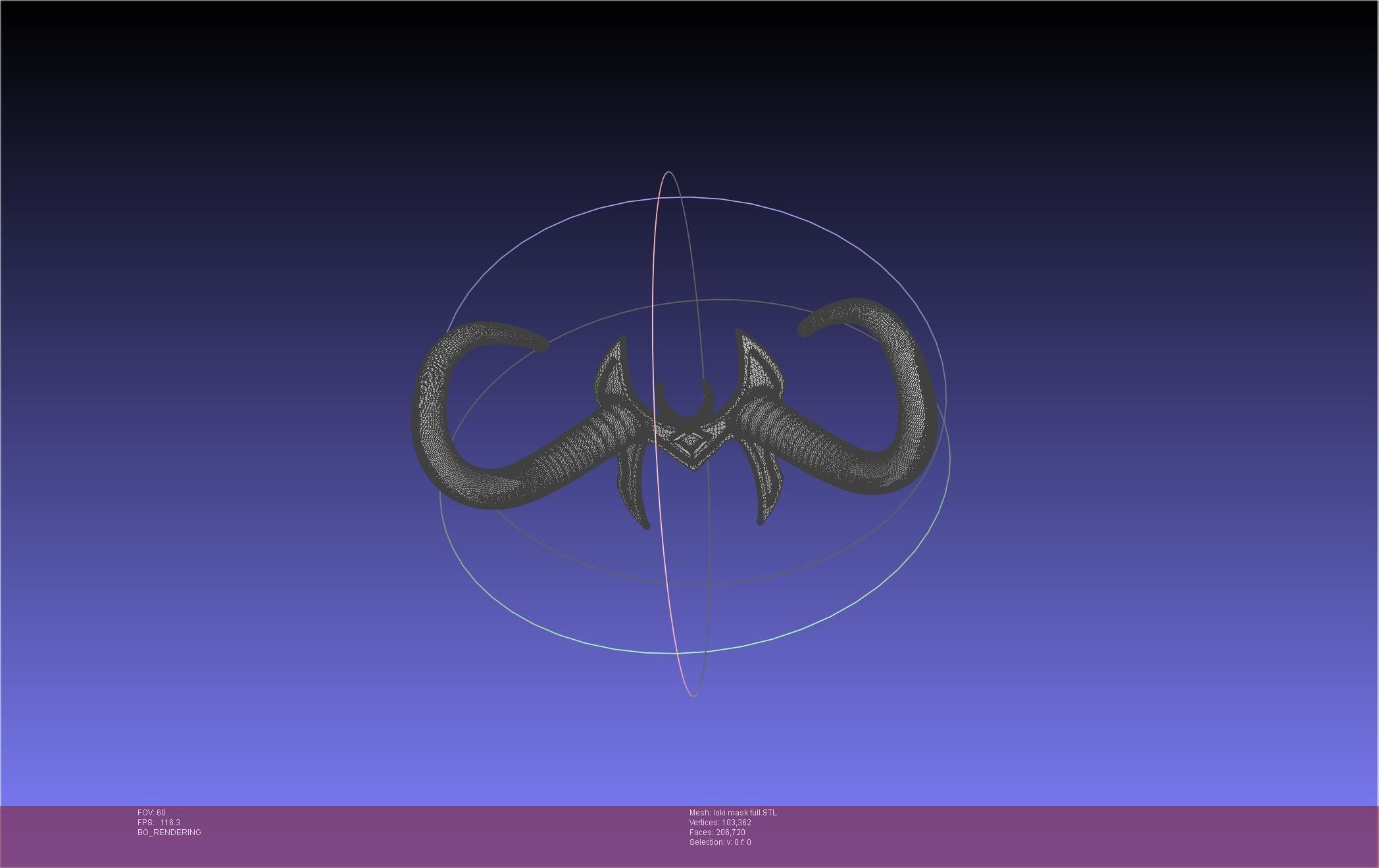 Marvel Lady Loki Mask Printable Assembly 3D print model_23