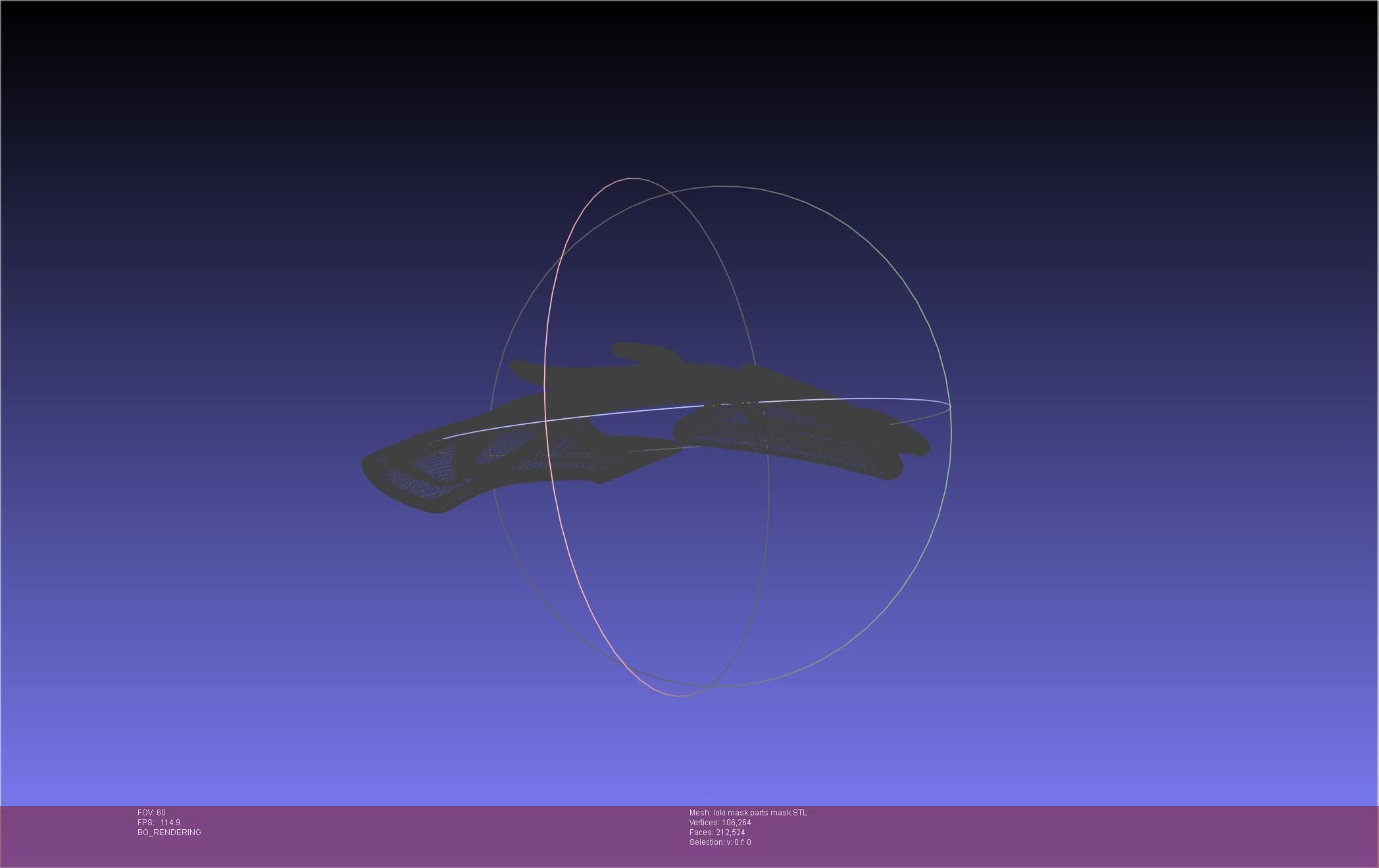 Marvel Lady Loki Mask Printable Assembly 3D print model_69