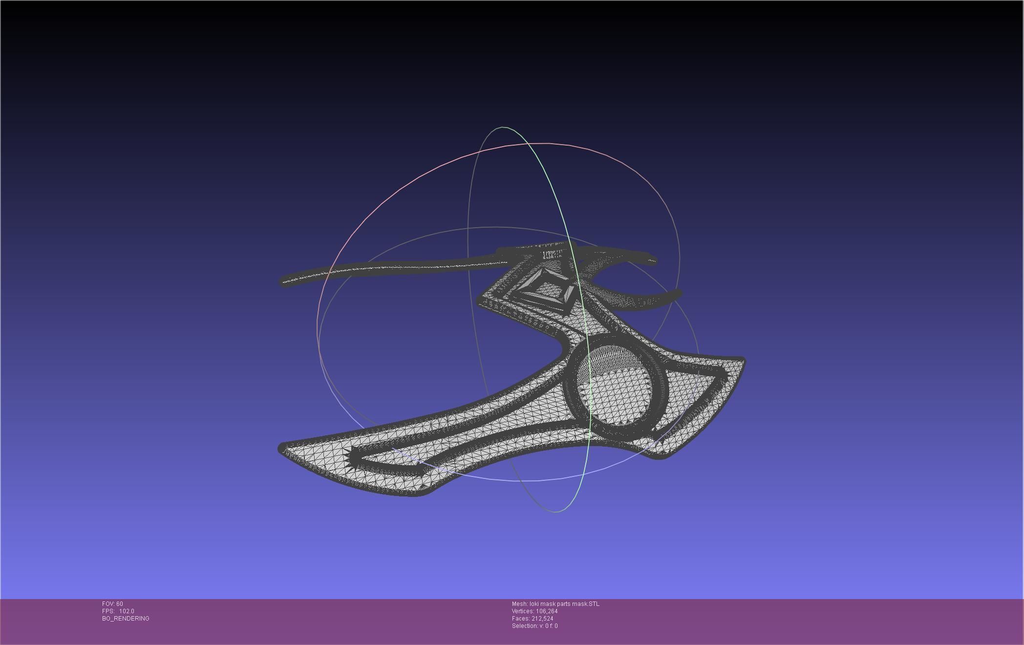 Marvel Lady Loki Mask Printable Assembly 3D print model_73