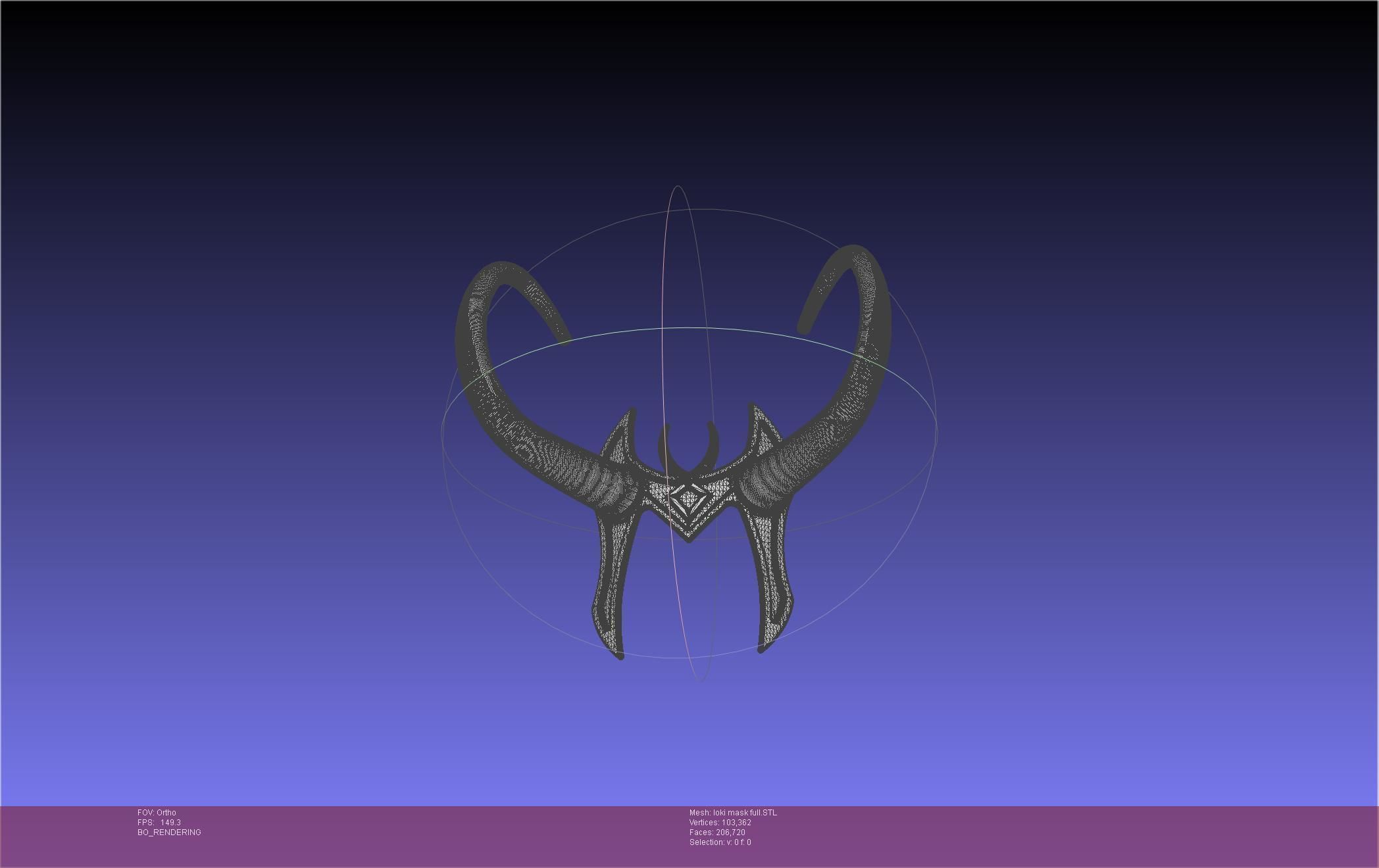 Marvel Lady Loki Mask Printable Assembly 3D print model_35