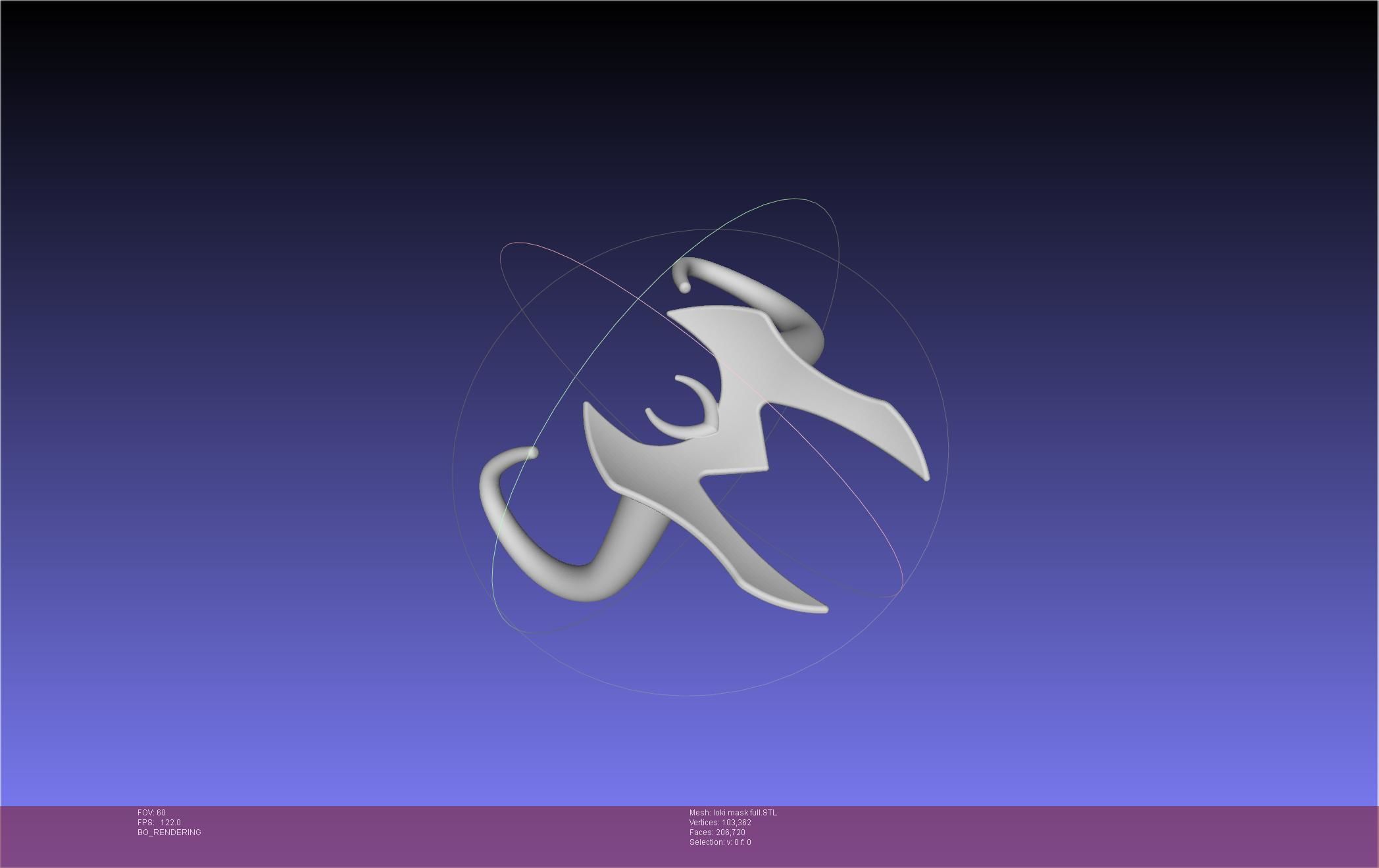 Marvel Lady Loki Mask Printable Assembly 3D print model_20