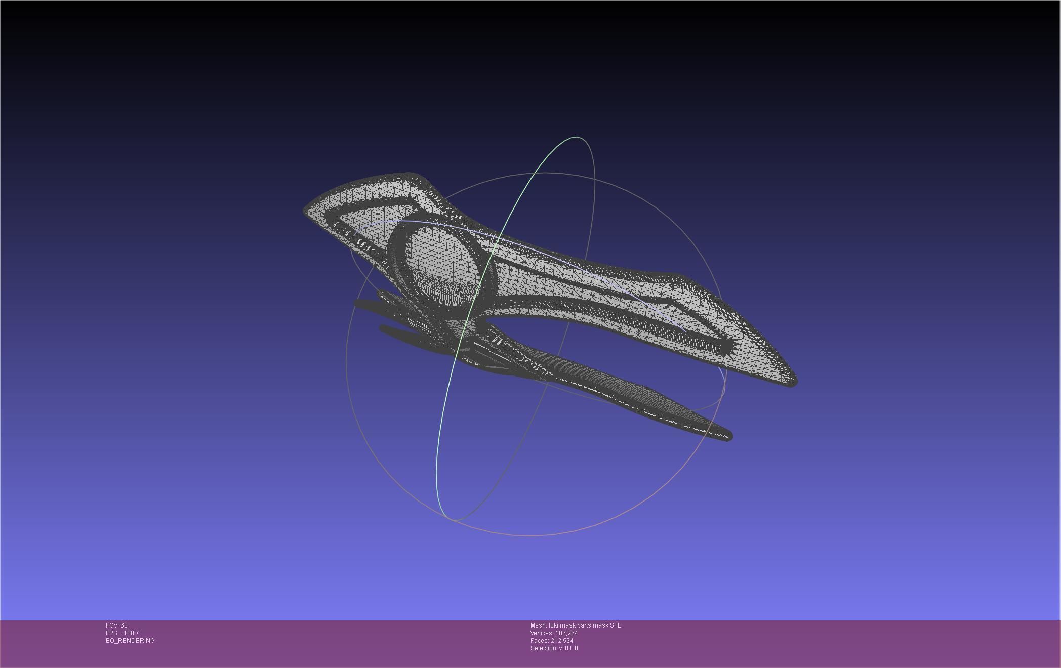 Marvel Lady Loki Mask Printable Assembly 3D print model_78