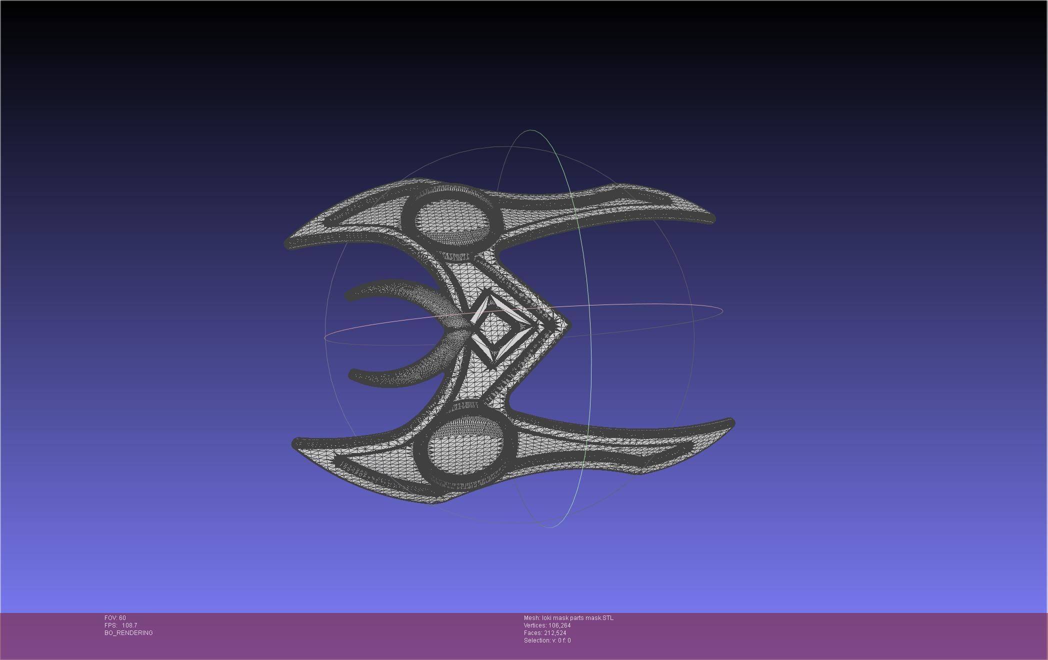 Marvel Lady Loki Mask Printable Assembly 3D print model_79