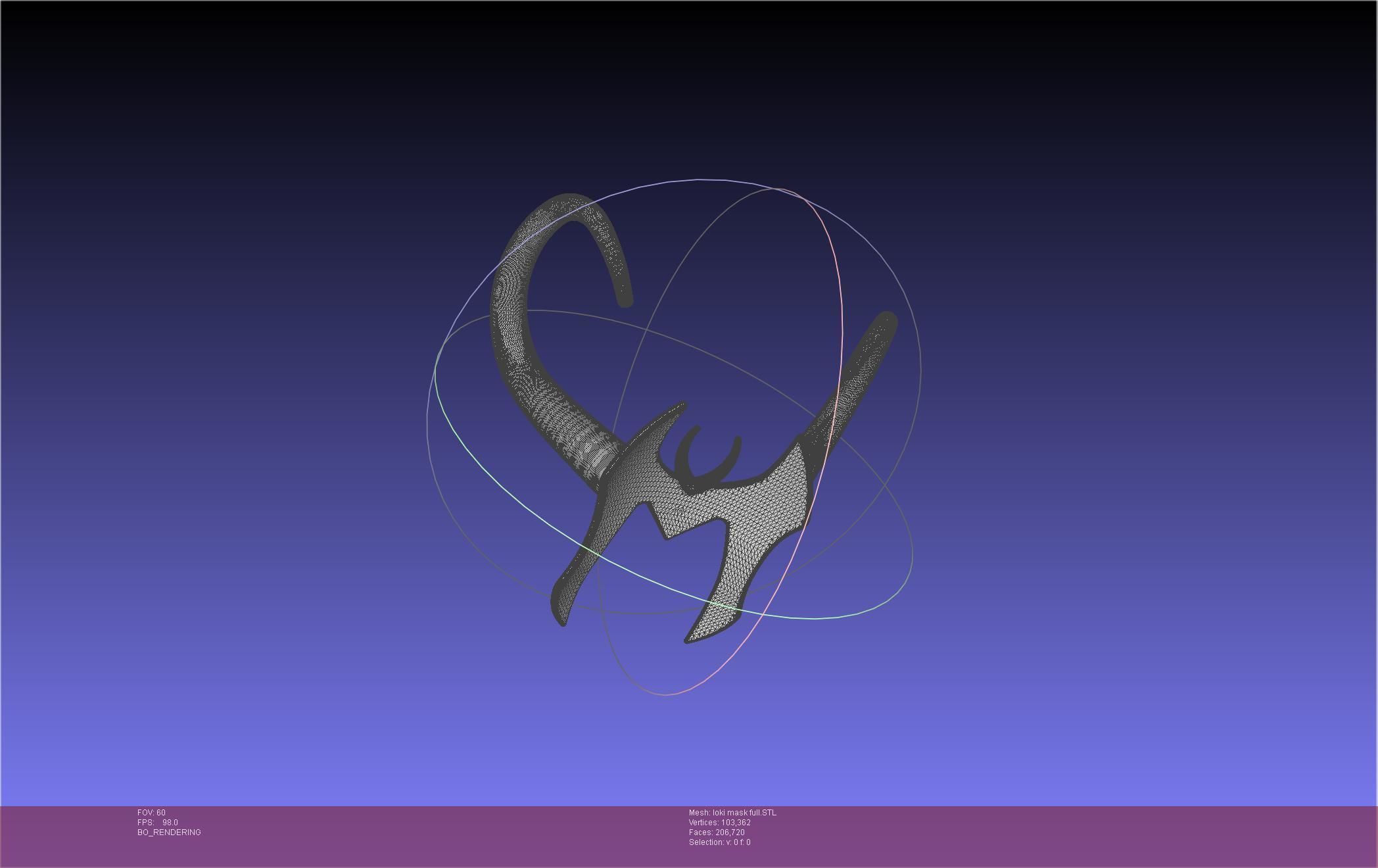 Marvel Lady Loki Mask Printable Assembly 3D print model_26