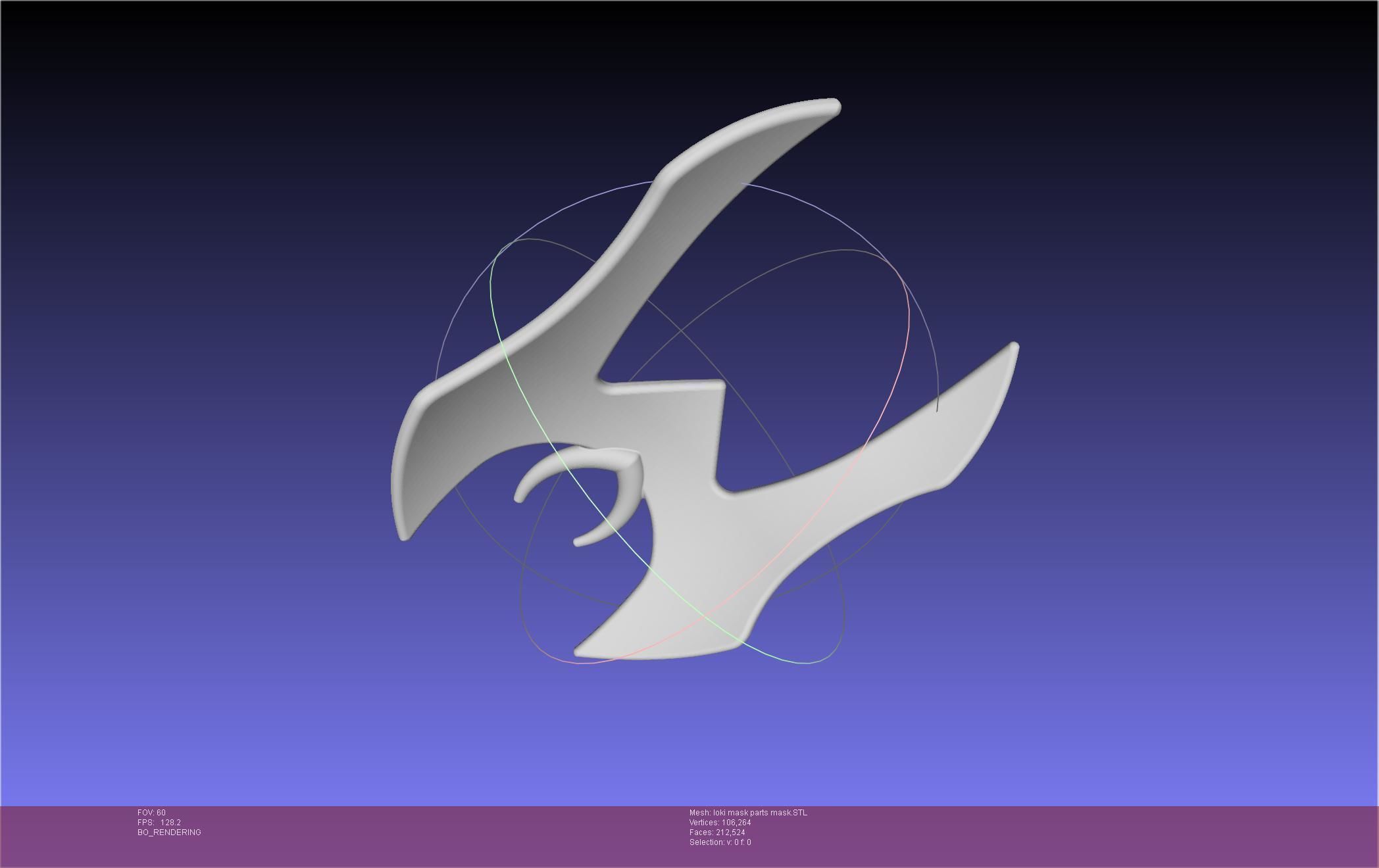 Marvel Lady Loki Mask Printable Assembly 3D print model_61