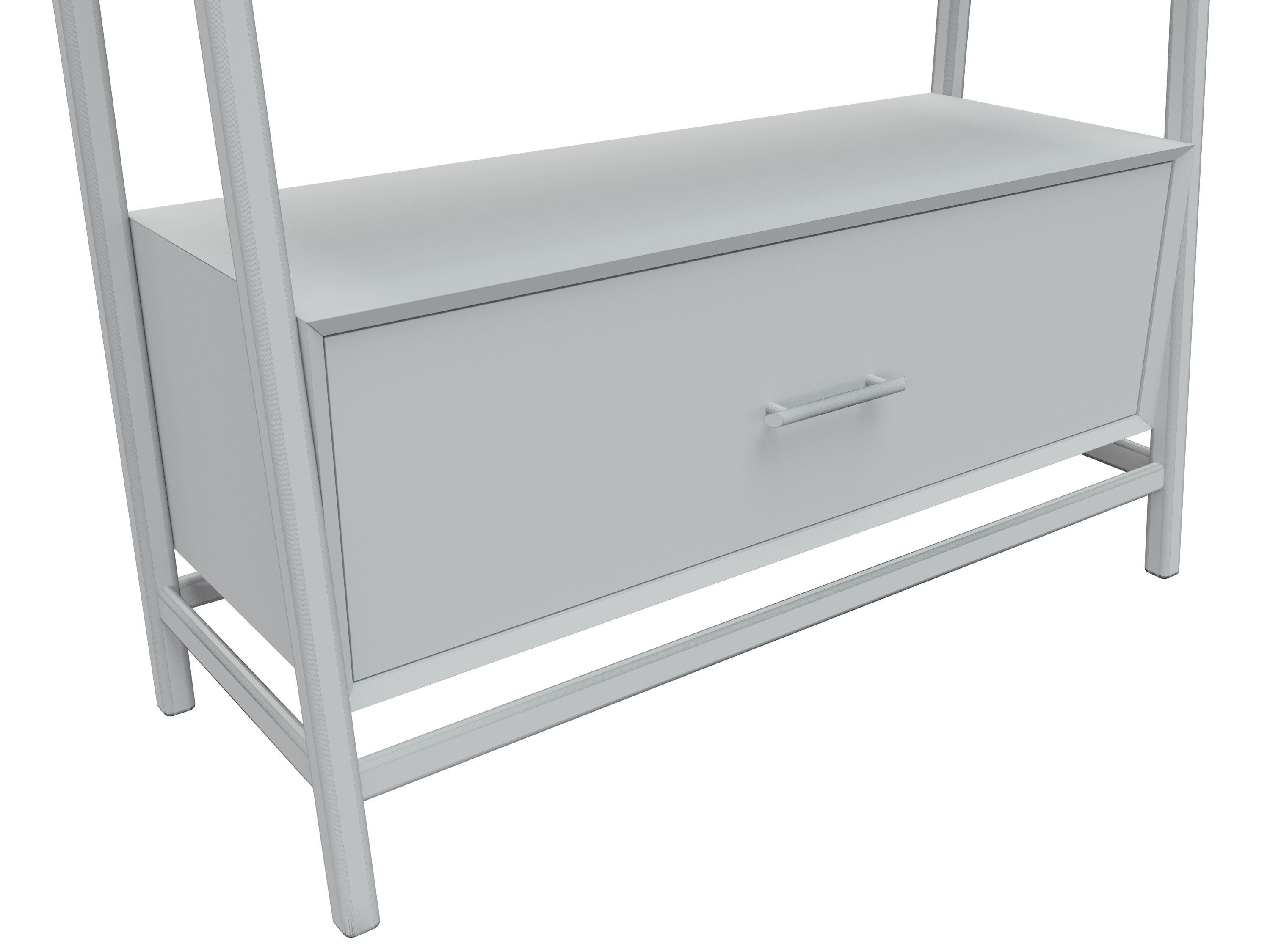 Midcentury Bookshelf 3D model_8