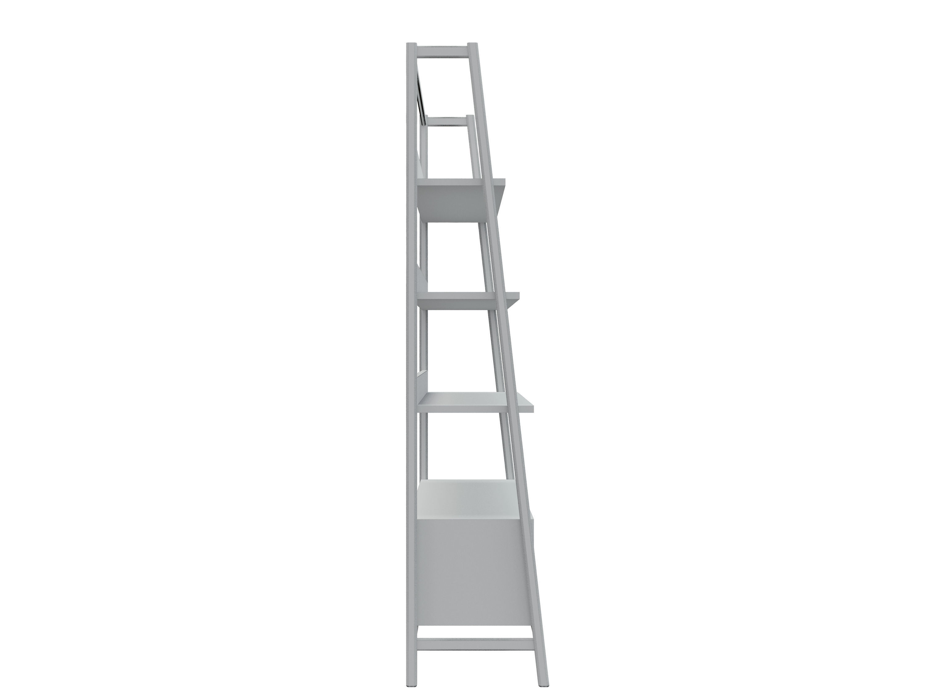 Midcentury Bookshelf 3D model_3