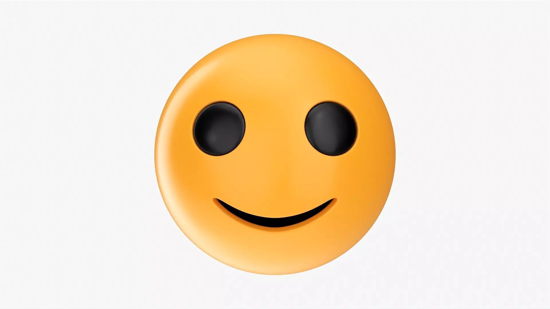 Emoji 054 Smiling 3D model