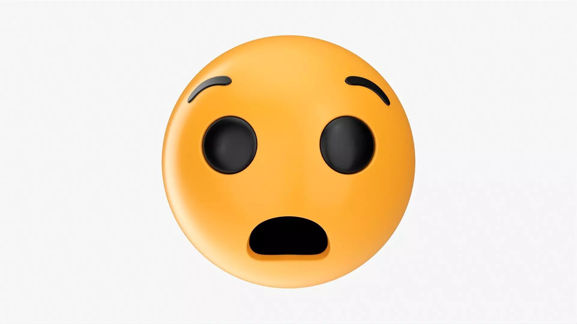 Emoji 055 Anguished 3D model_0