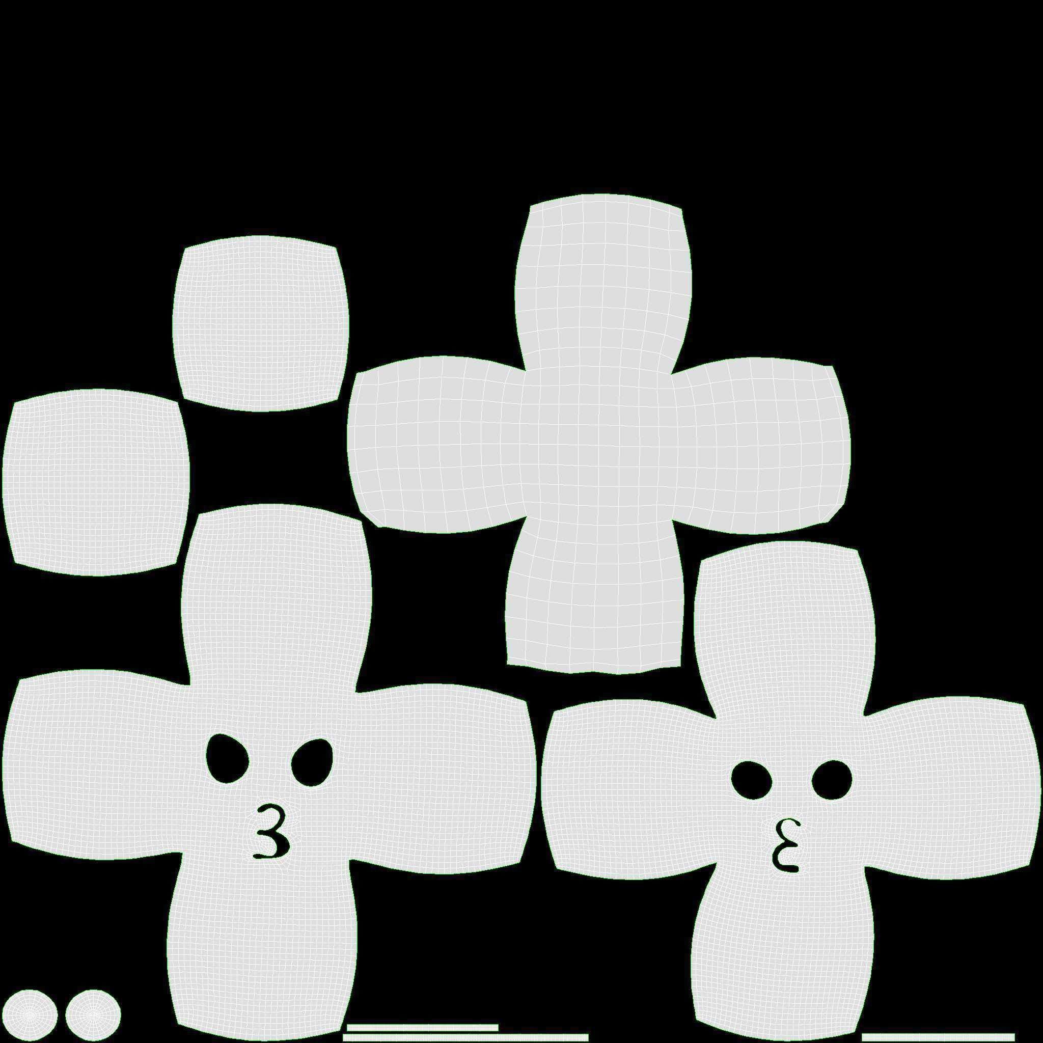 Emoji 056 Kissing 3D model_6