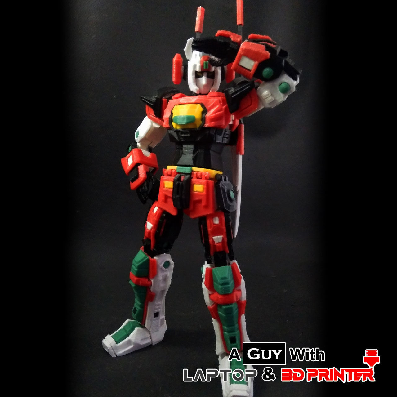 DYNAMOS - ARTICULATED ACTION FIGURE - BASED ON DAIMOS 3D print model_6